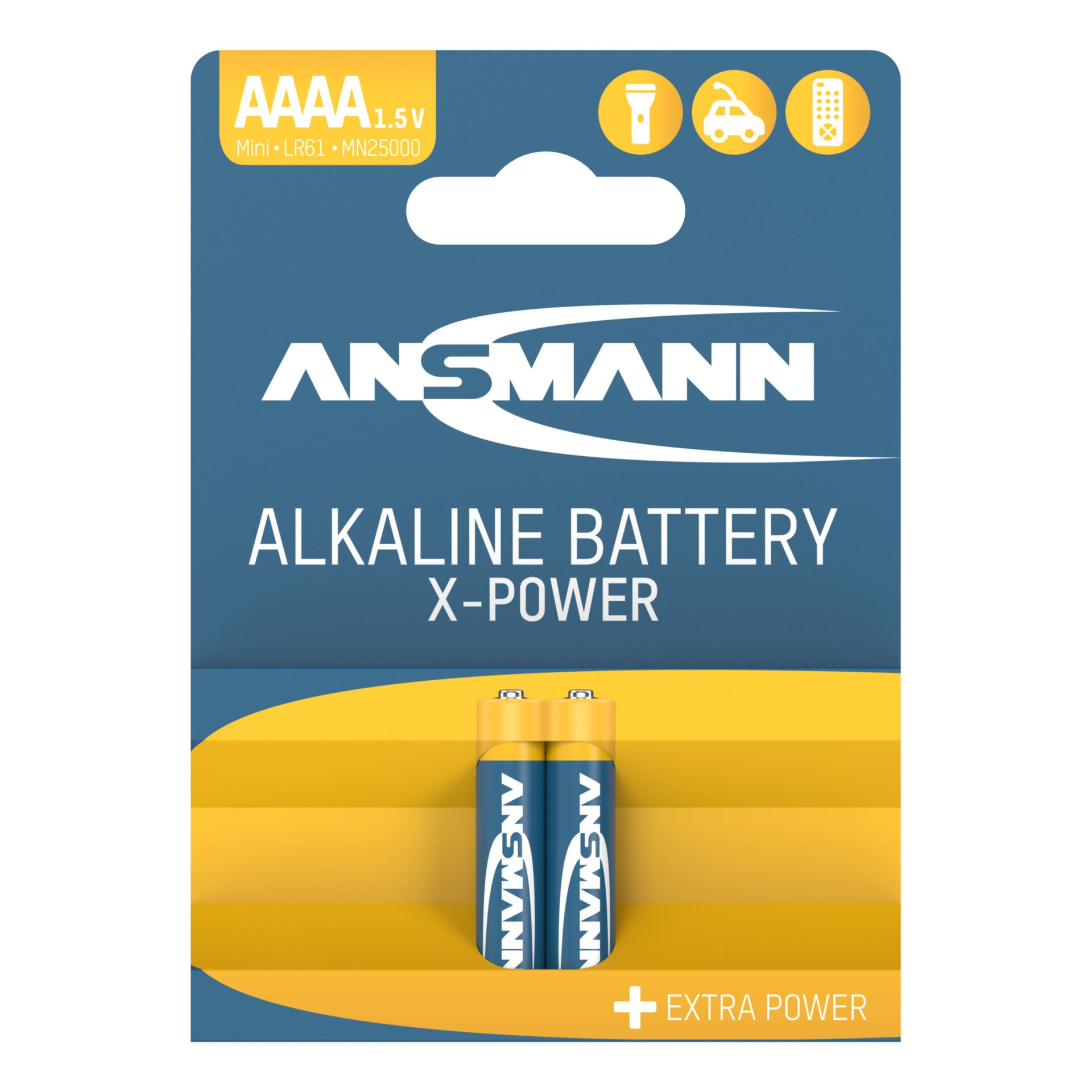1x2 Ansmann Alkaline AAAA  X-Power                1510-0005