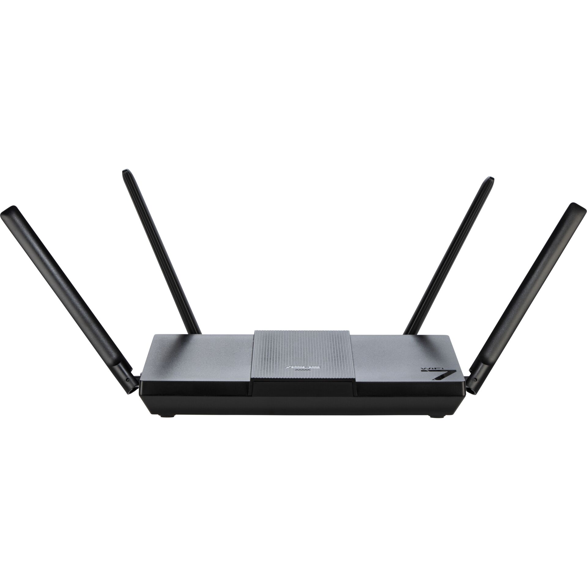 WLAN-Router, Vier Antennen, Dual-Band, Gehäuse schwarz, netzwerkgerät