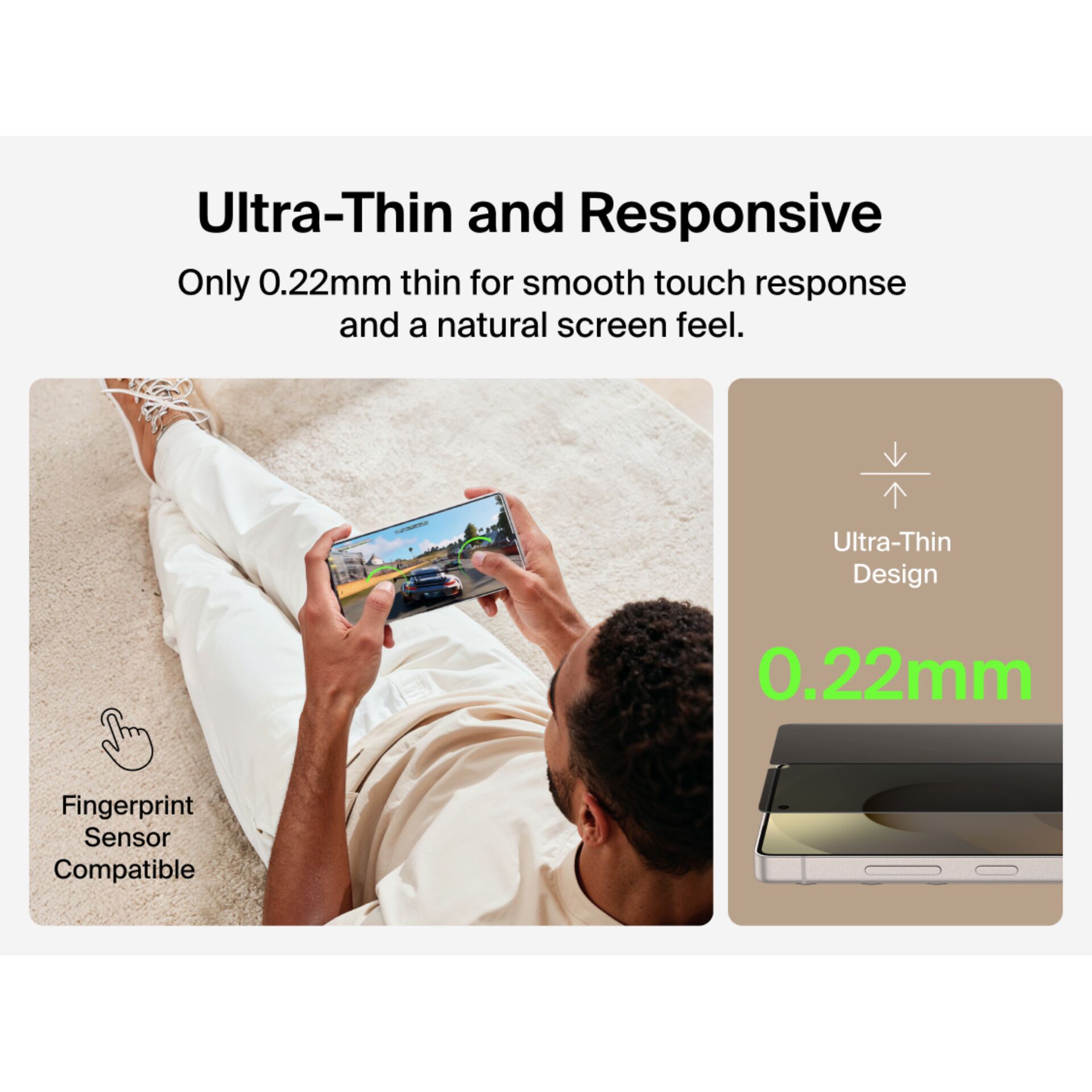 Fingerprint, Sensor, Kompatibel, Smartphone, Ultra-Dünn