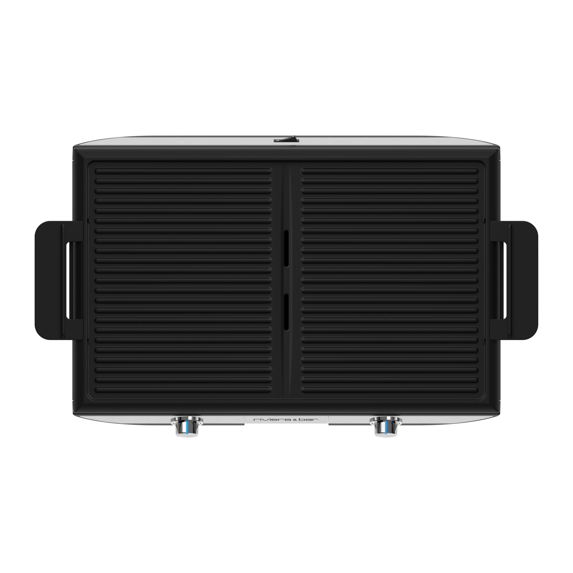 Grillplatte, Kontaktgrill,  sandwich grill, Schwarz, Grillfläche