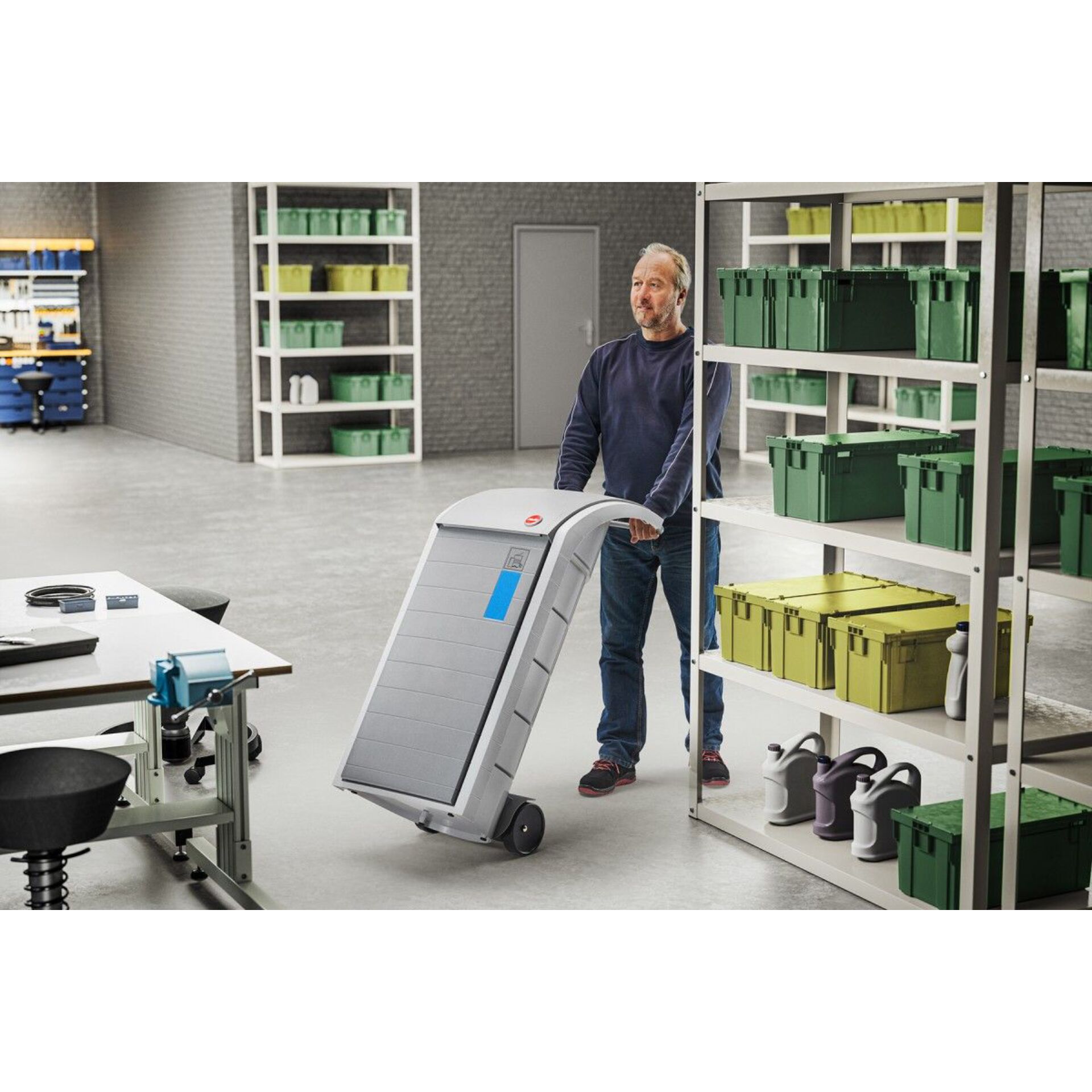 Gehhilfe, Rollstuhltransportwagen, Lagerwagen, Werkstattwagen, Transporthilfe