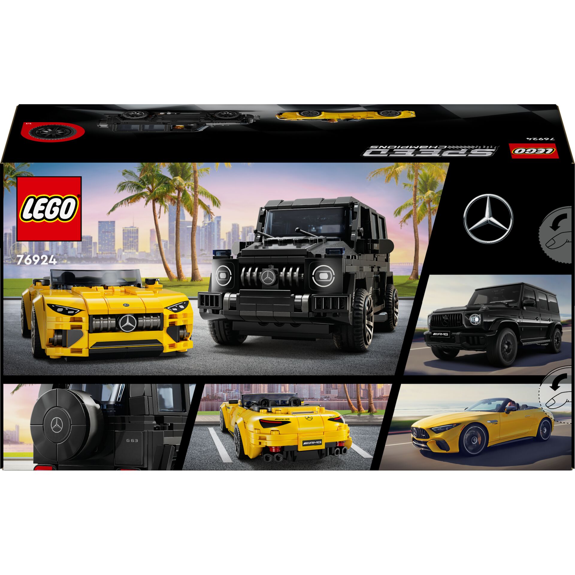 lego, autos, konstruktion, schwarz suv, gelbes sportauto