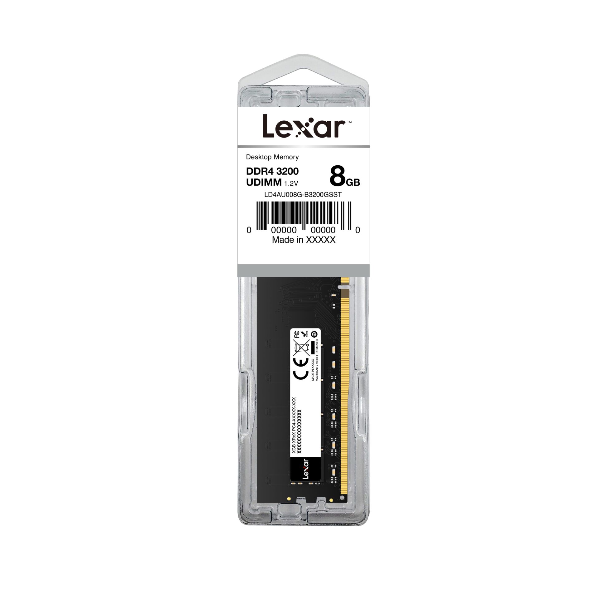 RAM, DDR4, 8GB, Desktop-Speicher, UDIMM