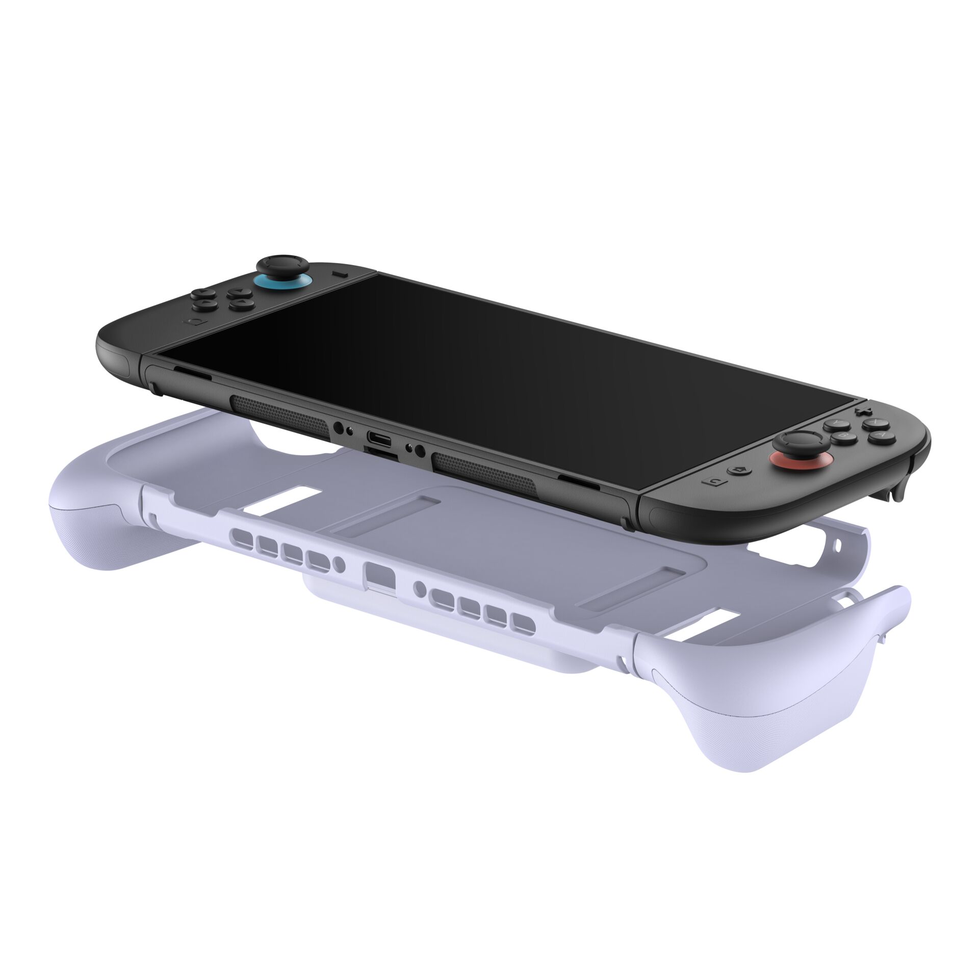 Handheld-Konsole, Gaming-Gerät, Tragendes Display, Abnehmbare Controller, Docking-Zubehör