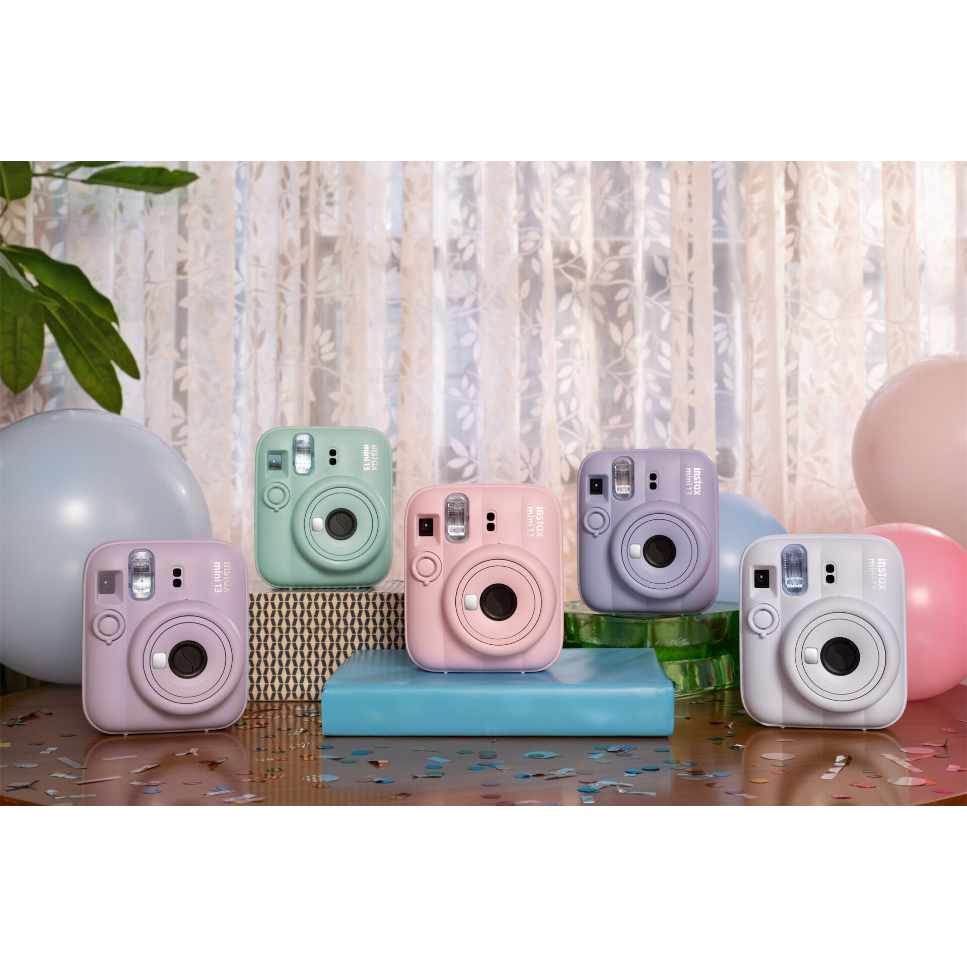 Polaroid-Style Kamera, Kinderkamera, Pastellfarben, Kompakte Kamera, Sofortbildkamera Retro