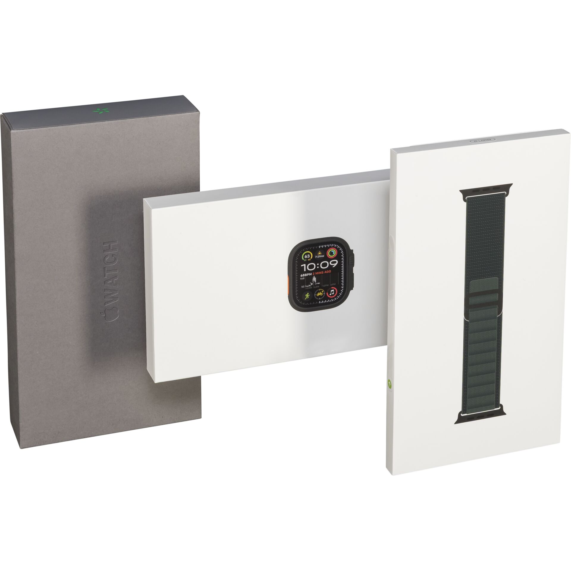 Apple Watch Ultra 2 49mm GPS+4G  Titan Alpine Loop M schwarz/grün