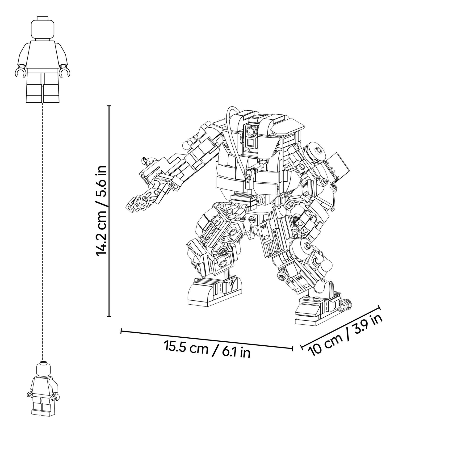 Lego, Roboter, Mecha, Figur, Baukasten