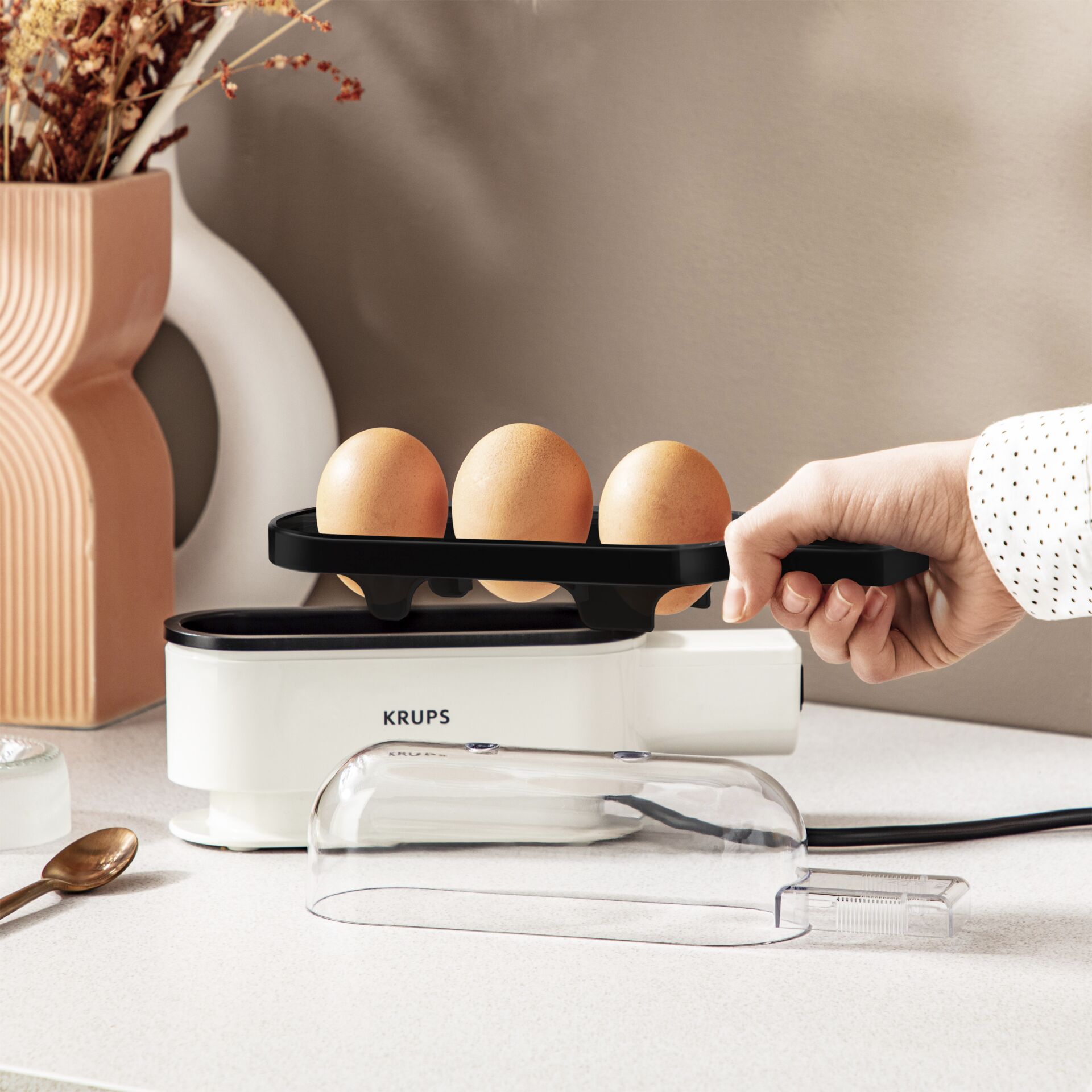 Ei, Essen, Besteck, Löffel