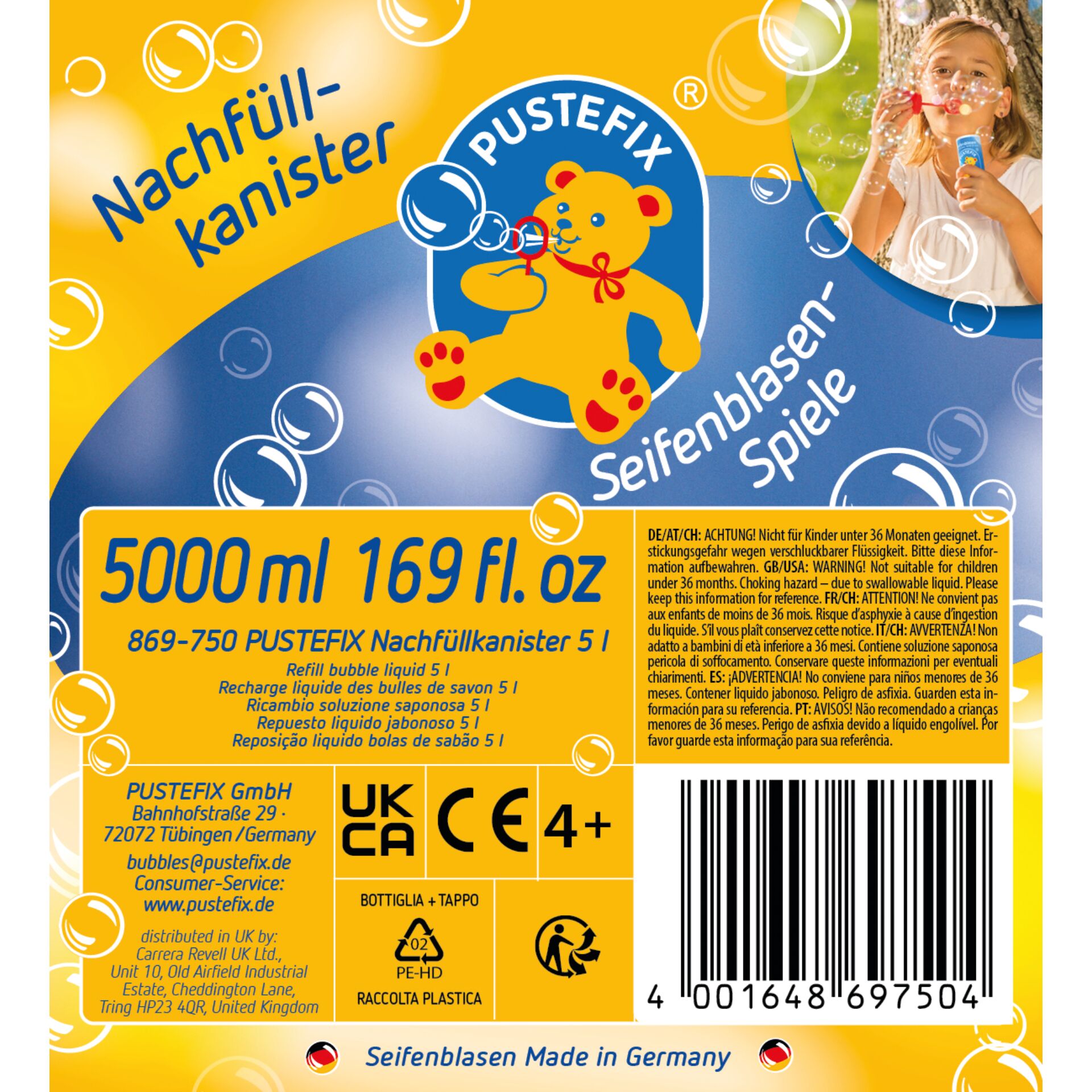 Seifenblasen-Spiel, Seifenblasen-Behälter, Pustefix, Badezusatz, Kleinkind-Spielzeug
