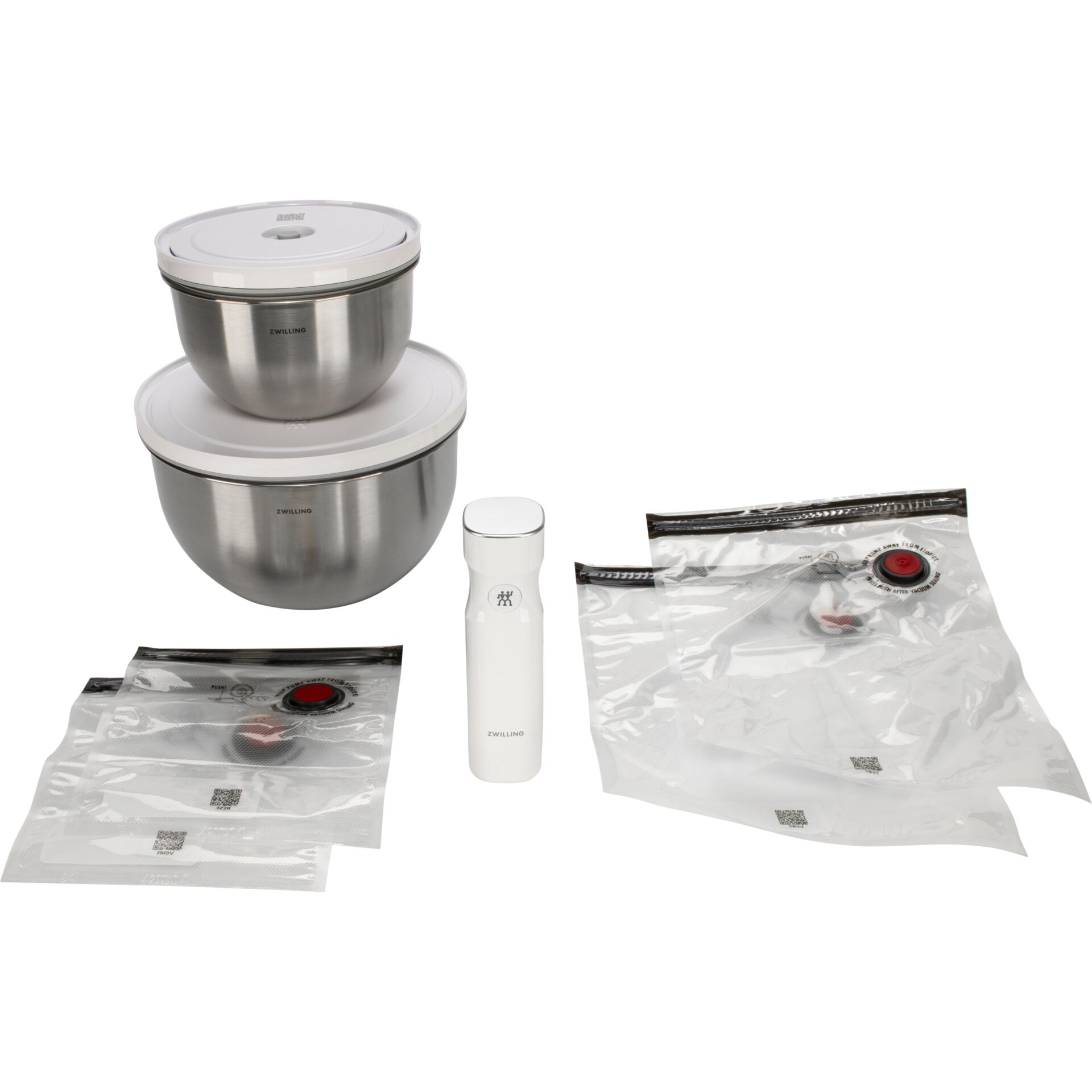 ZWILLING Fresh&Save Bowl Vakuum  Starter-Set 9.tlg. Edelstahl