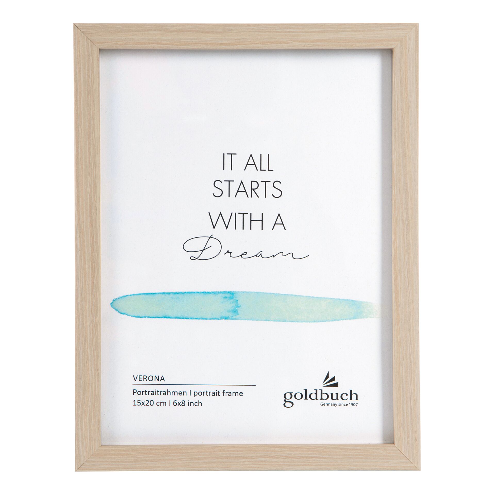 Goldbuch Verona natur      15x20  Holzrahmen Portrait       920724