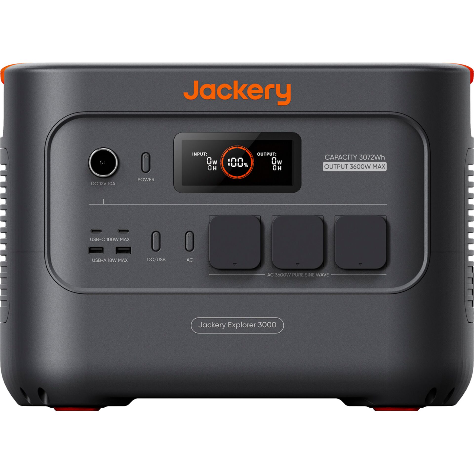 Power station, Portable charger, Solar generator, Carrying handle, LCD display
