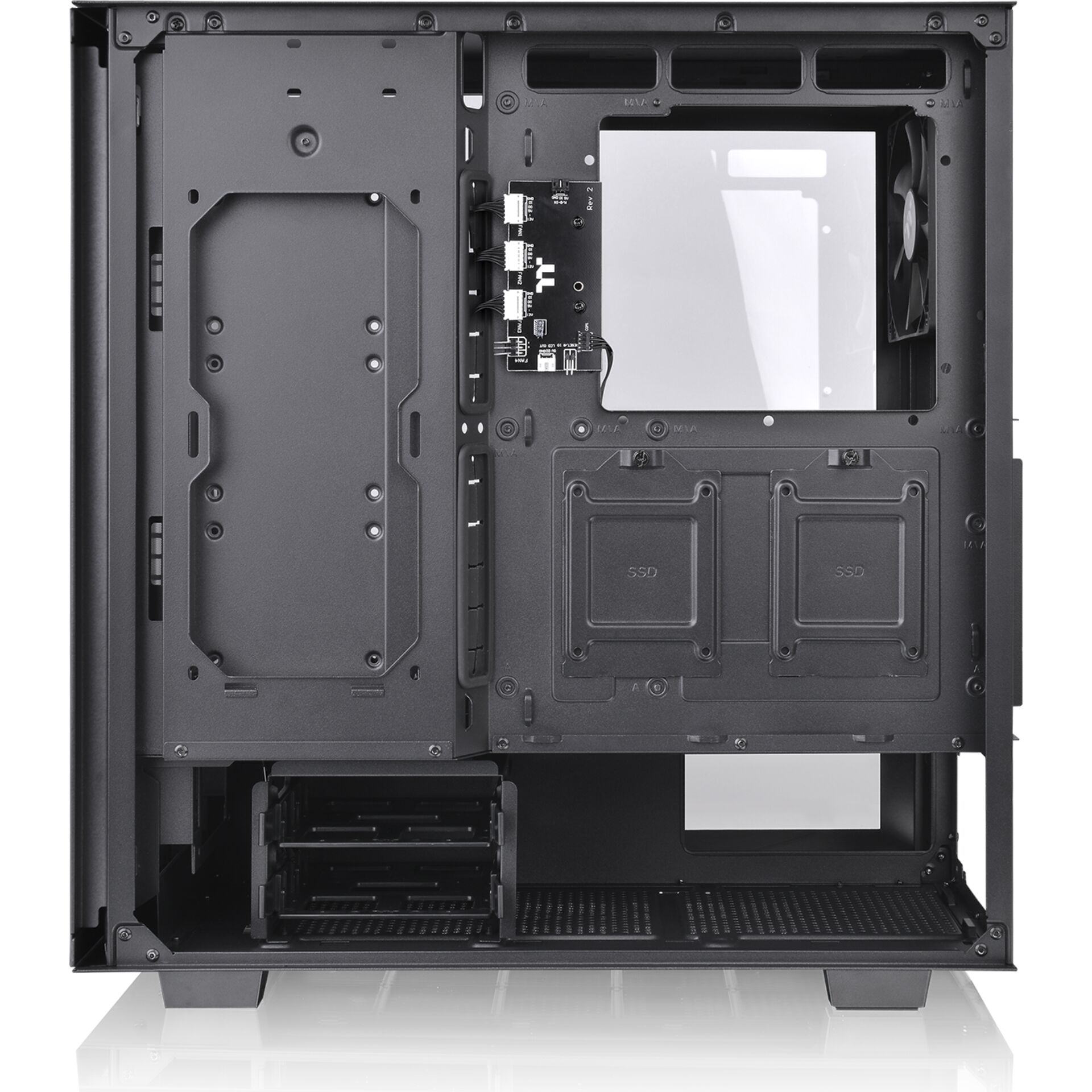 Gehäuse, PC-Gehäuse, Interne Laufwerke, SSD-Schacht, Lüfter