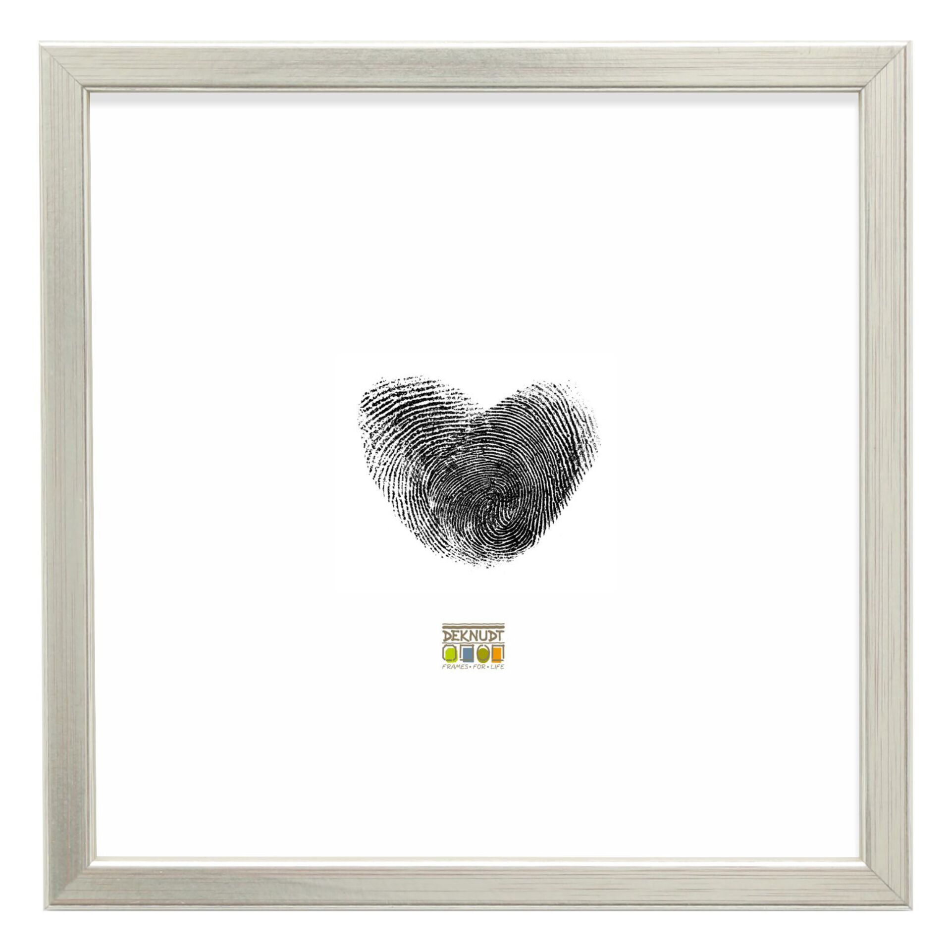 Deknudt S41JD1             30x30  Holz silber, schmale Leiste