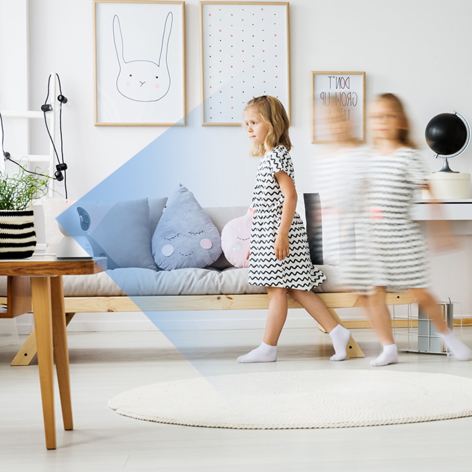 Wohnzimmer, Dekoration Ihres Zuhauses, Tabelle, Couch, Person