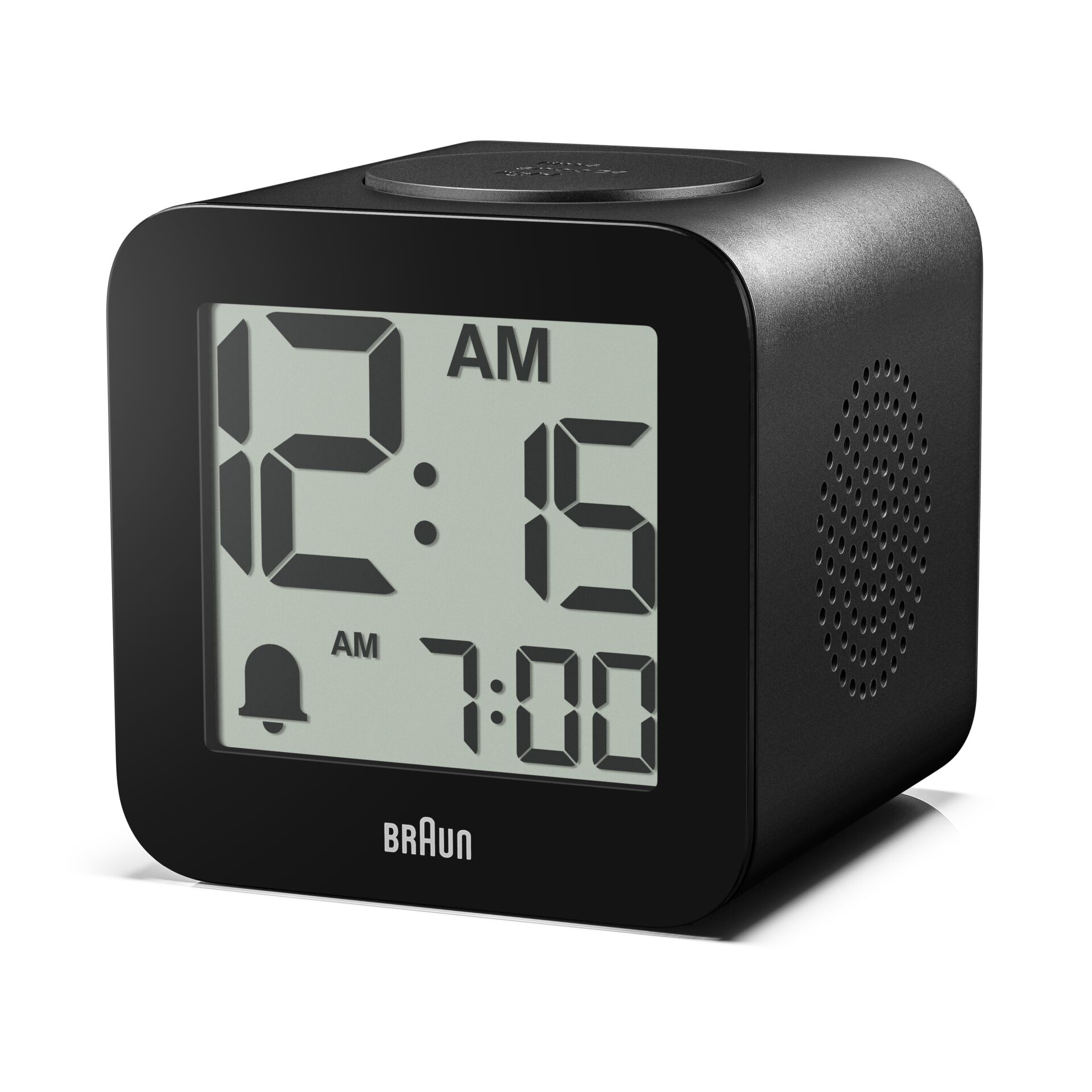 digitaler Wecker, Uhr, digitalanzeige, Beleuchtung, Braun