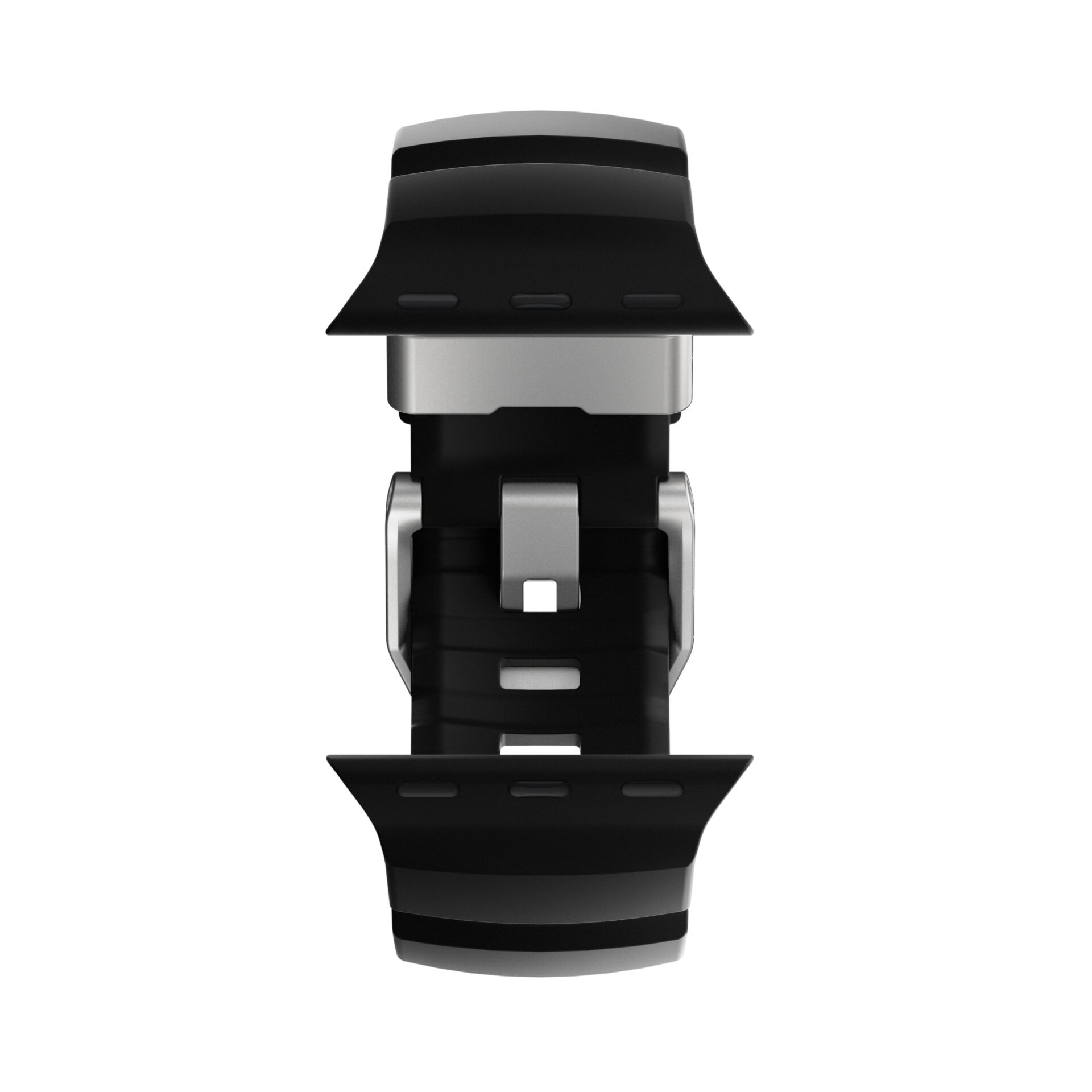 Armband, Gurtband, Schwarz, Gürtelverschlusse, Silber