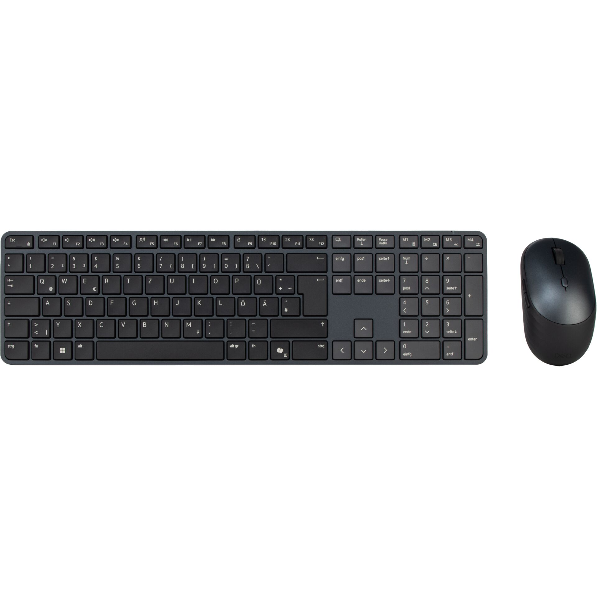 keyboard, wireless, black, QWERTY, mouse