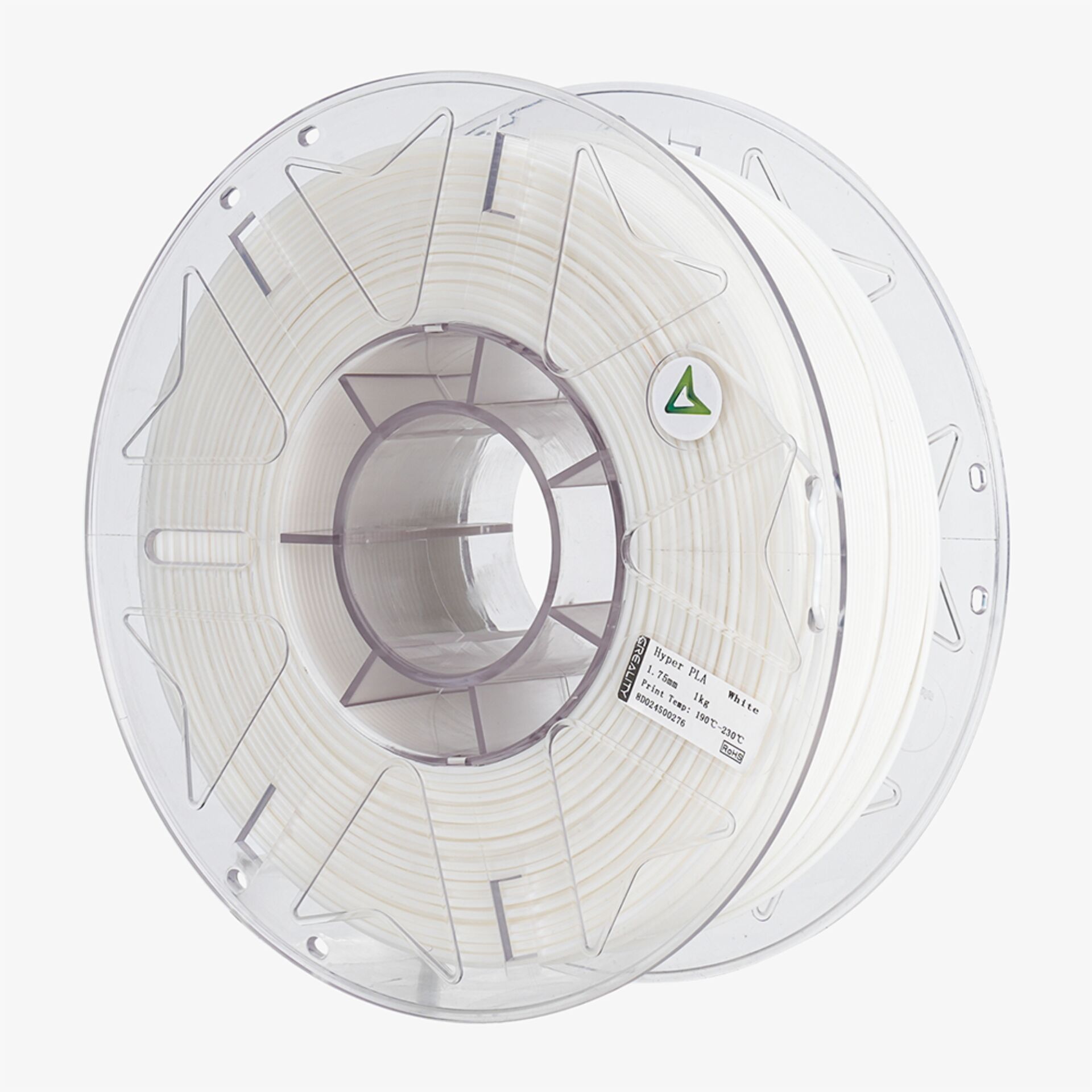 3D-Druck Filament, PLA Filament, Weiß, Spule, Drahtloser Filamentkorb