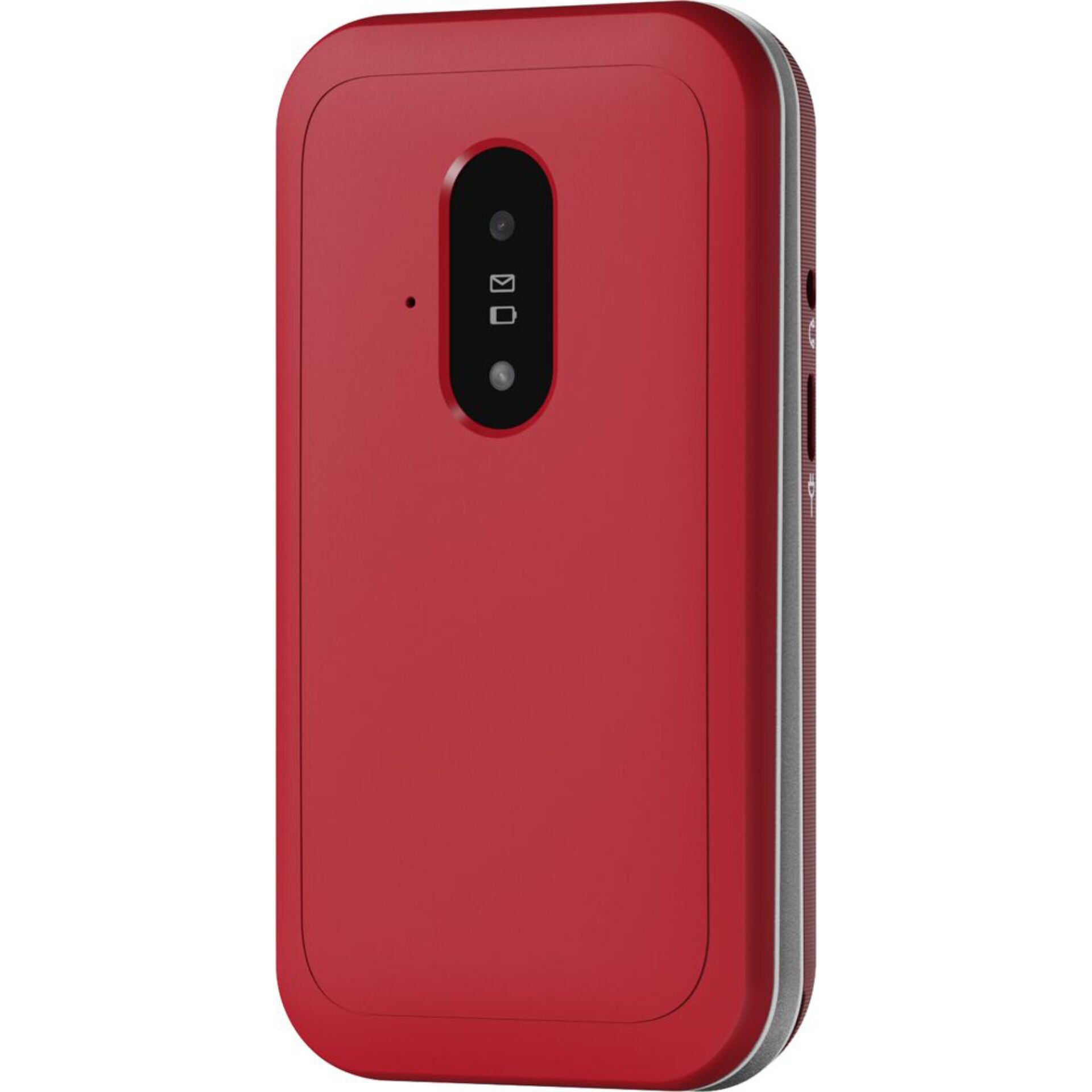 Smartphone-Hülle, Rot, Kamerablende, Gummi/TPU, Rückseite-Glanz