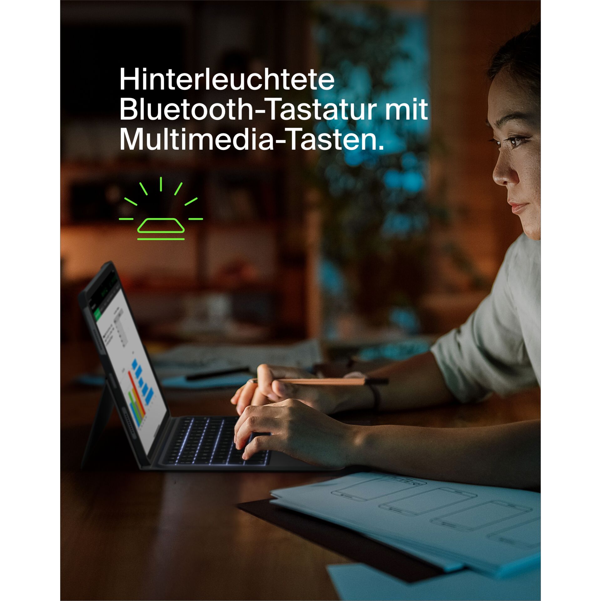 Computer, Laptop, PC, Überwachen, Person