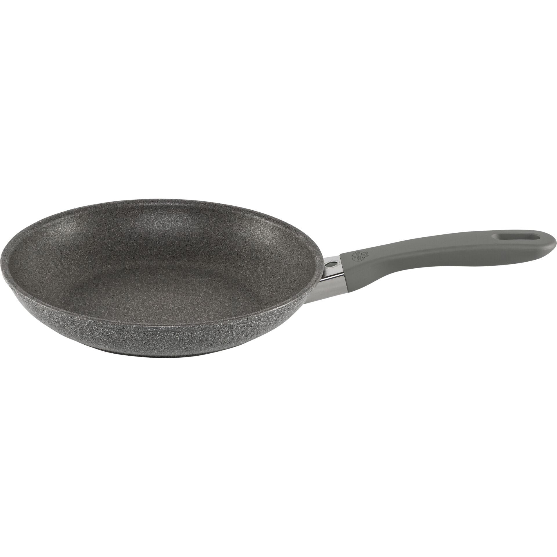 Pfanne, Stonelook, Antihaft, Grau, Teflon-Oberfläche