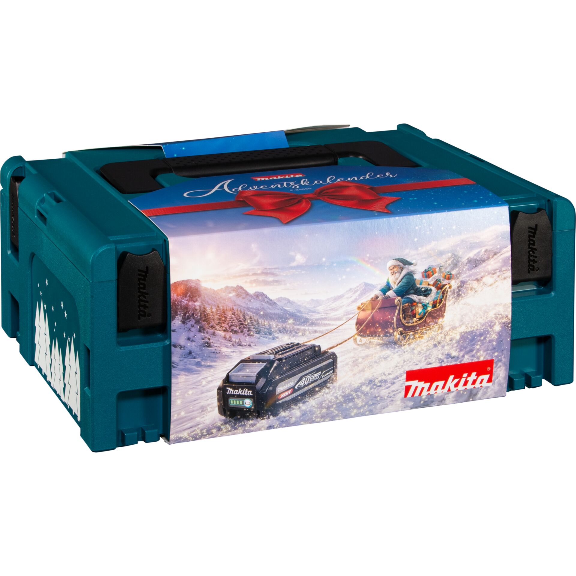 Werkzeugkasten, Koffer, Makita, Winterlandschaft, Schnellladegerät