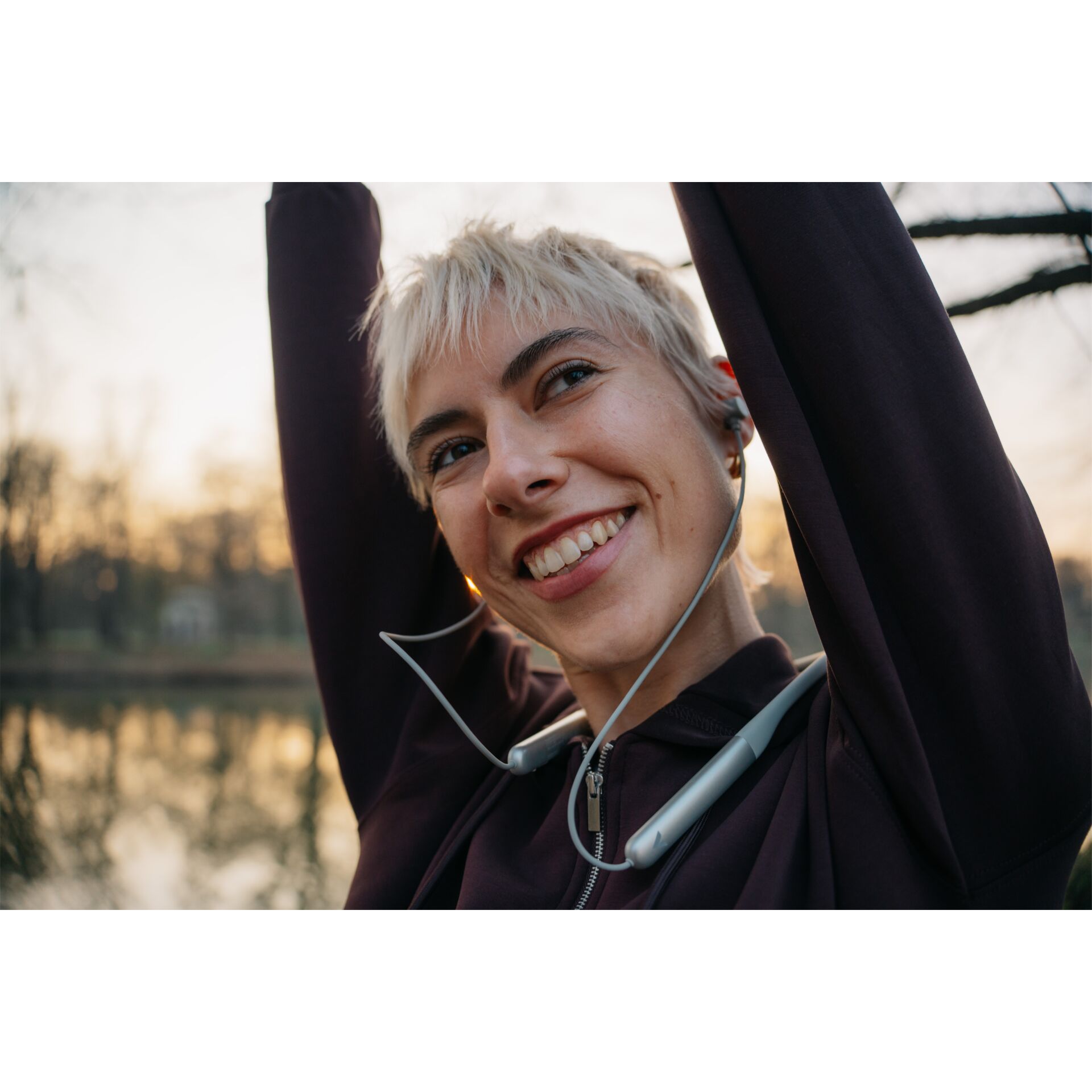 Fitness, Kopfhörer, In-Ear, Sportmode, Reißverschlussjacke