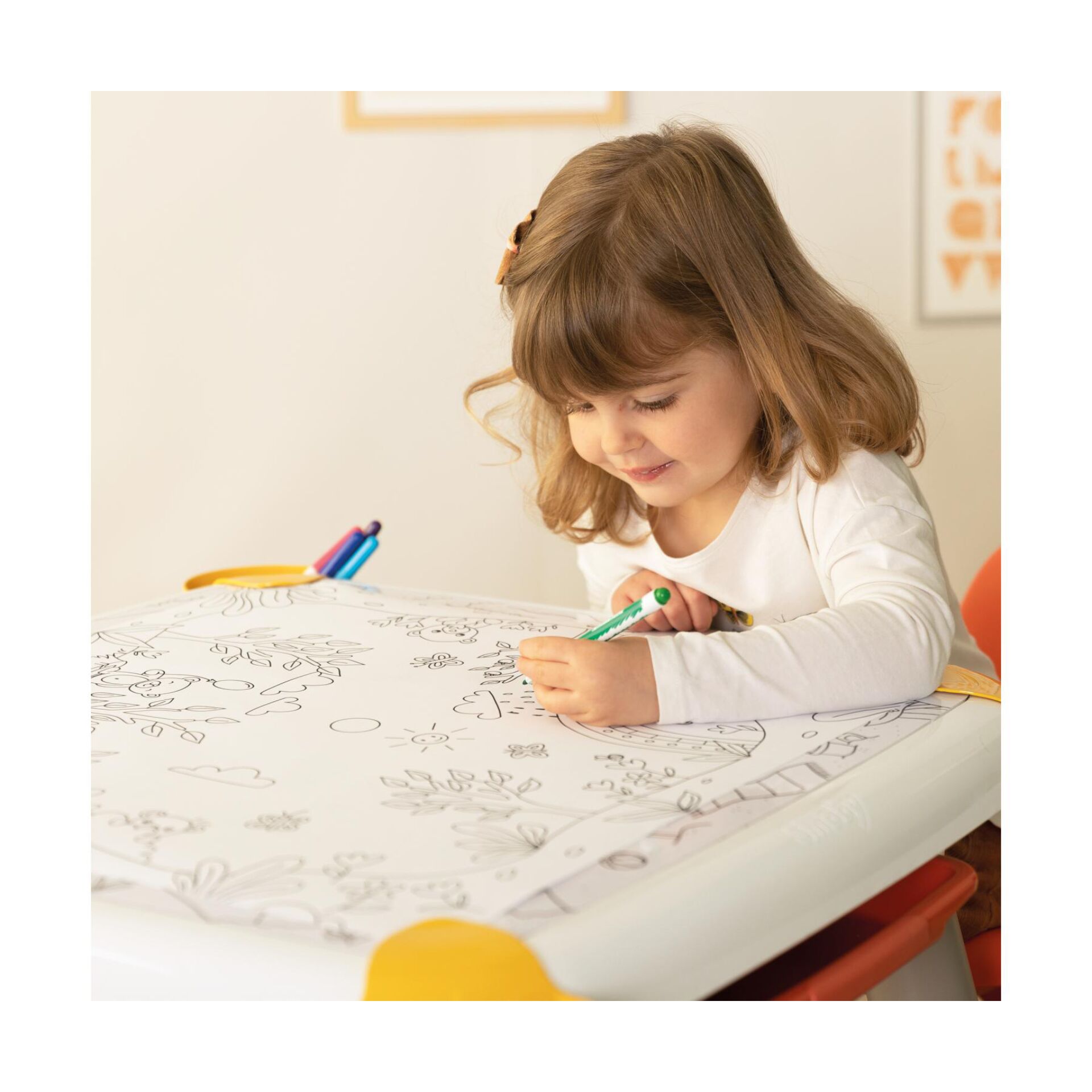 Kinderzeichnung, Malbogen, Marker, Kunstset, Malen