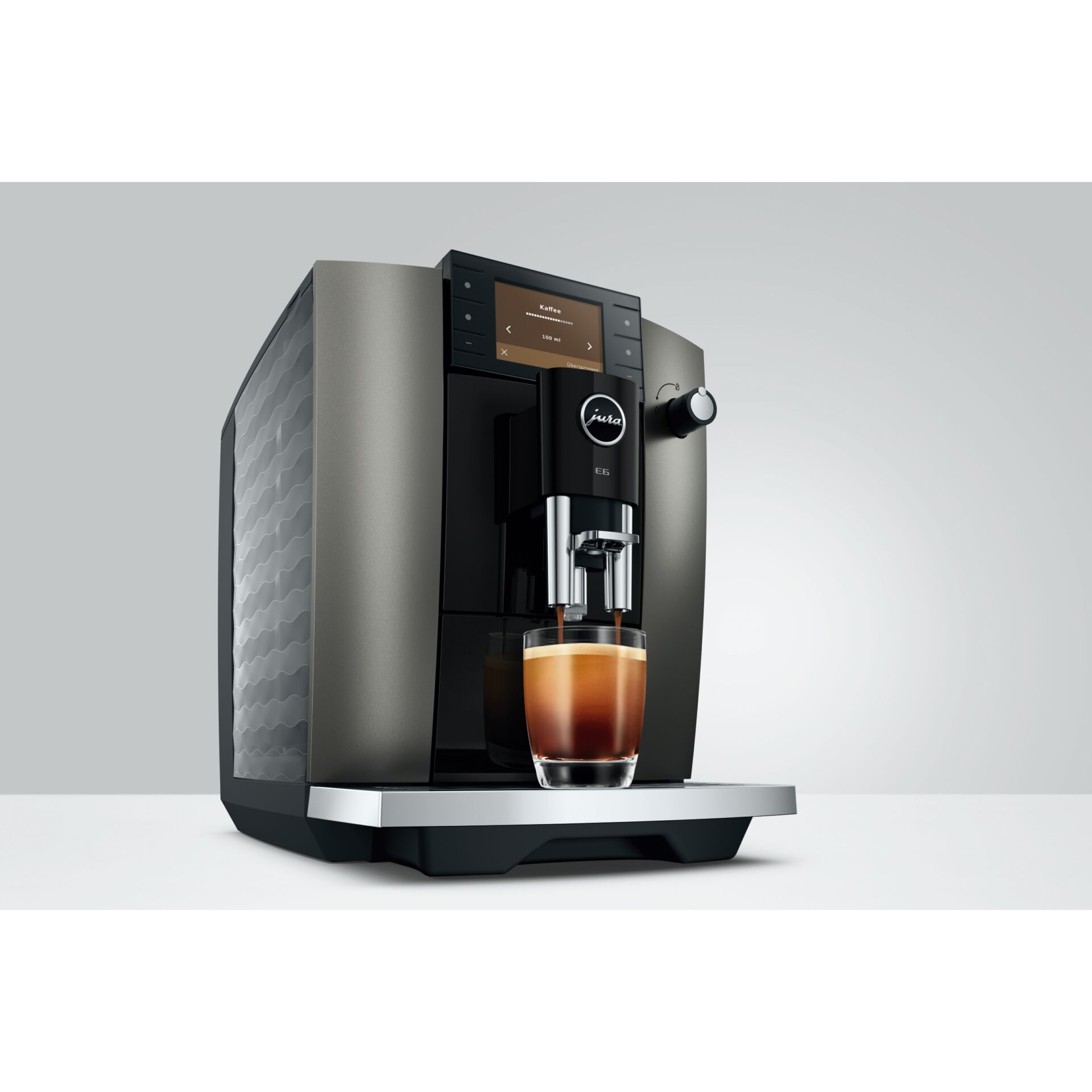 Kaffeemaschine, Espressoautomat, Schwarz, Kaffeeausgabe, Tassenhöhe