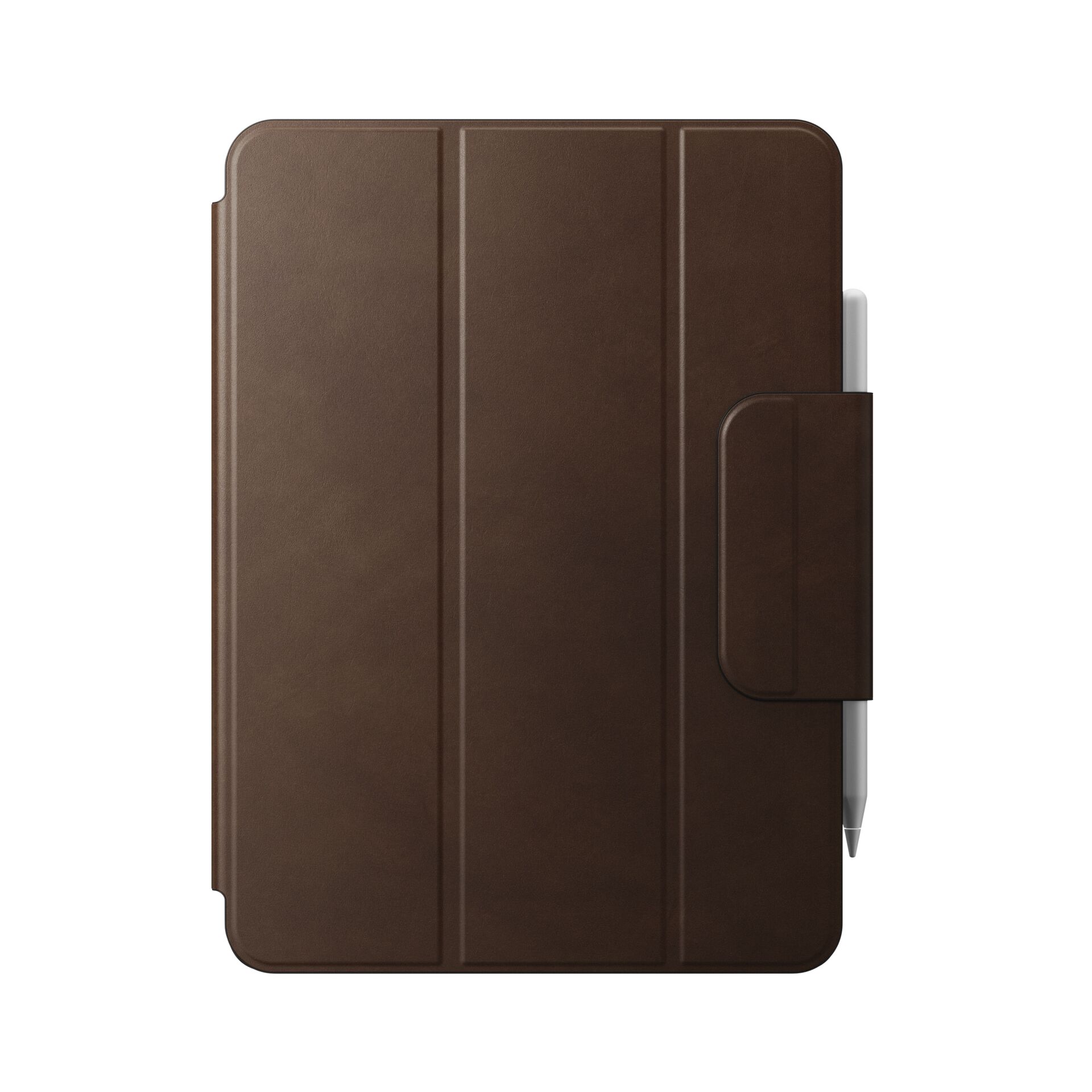 notizblock, notizbuch, hülle, tablet-stift, braun