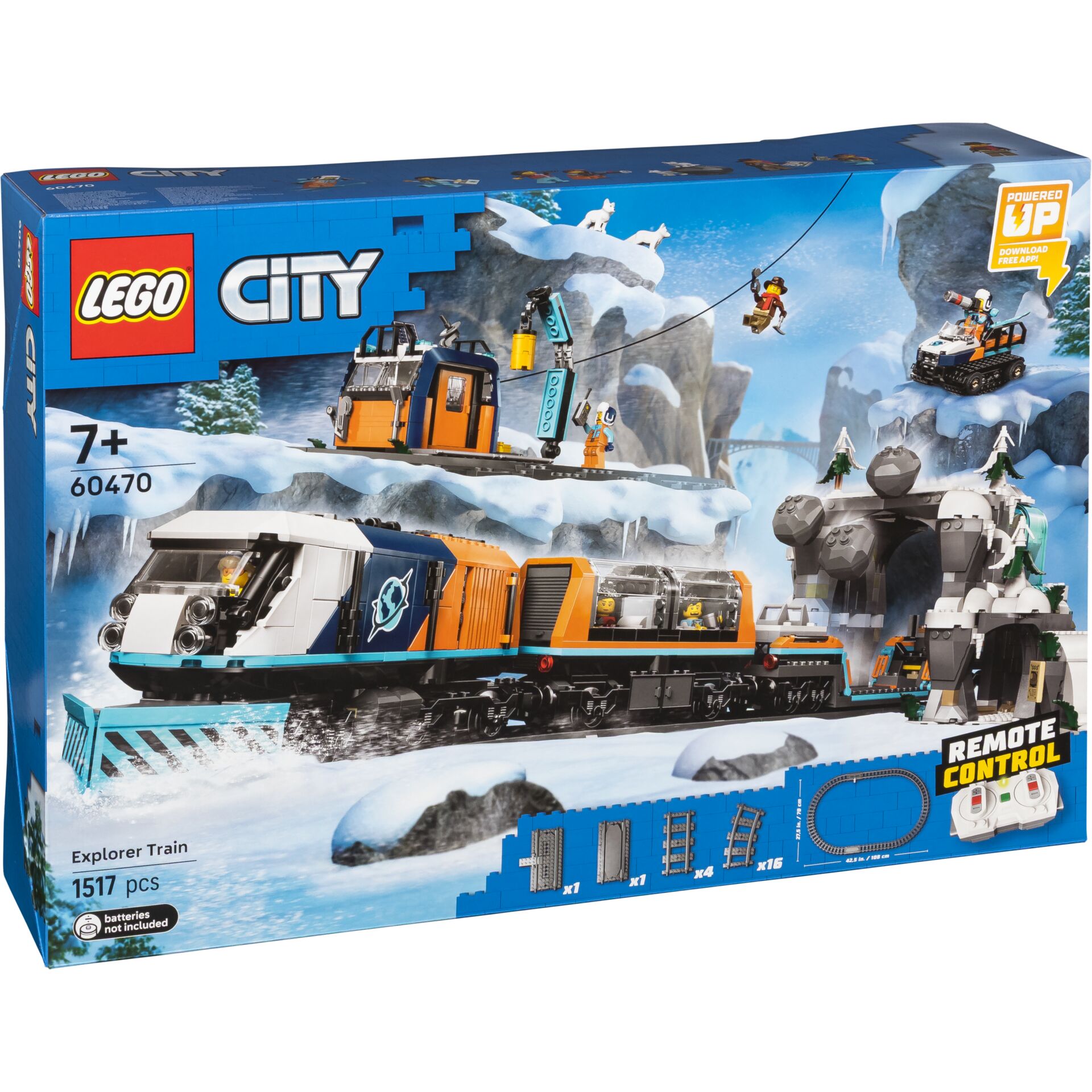 Eisenbahn, Schneeeinsatz, Lokomotive, Set, 2-in-1
