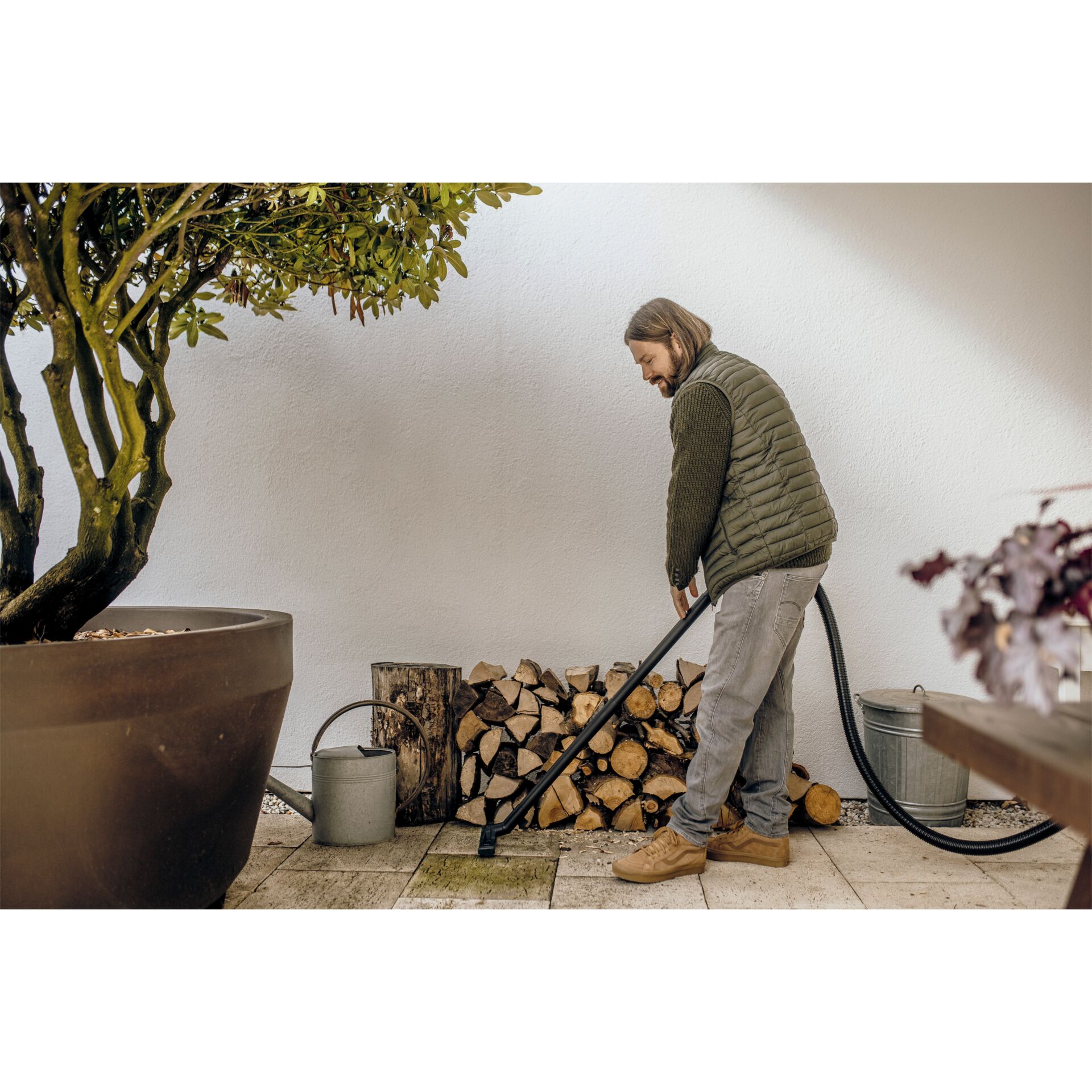 Drinnen, Innenarchitektur, Pflanze, Person