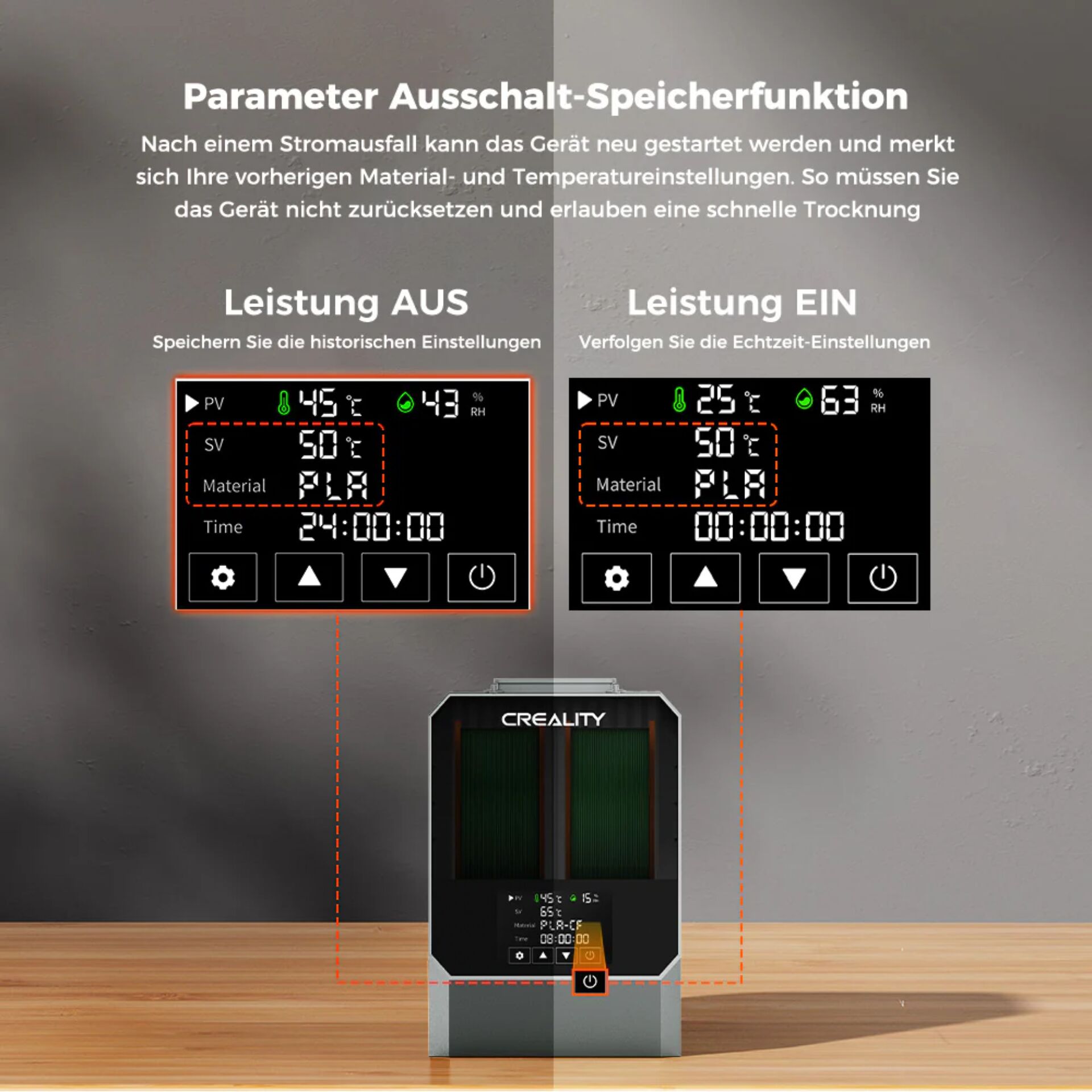 3D-Drucker, PLA, Drucker, Kühlung, Digitalanzeige