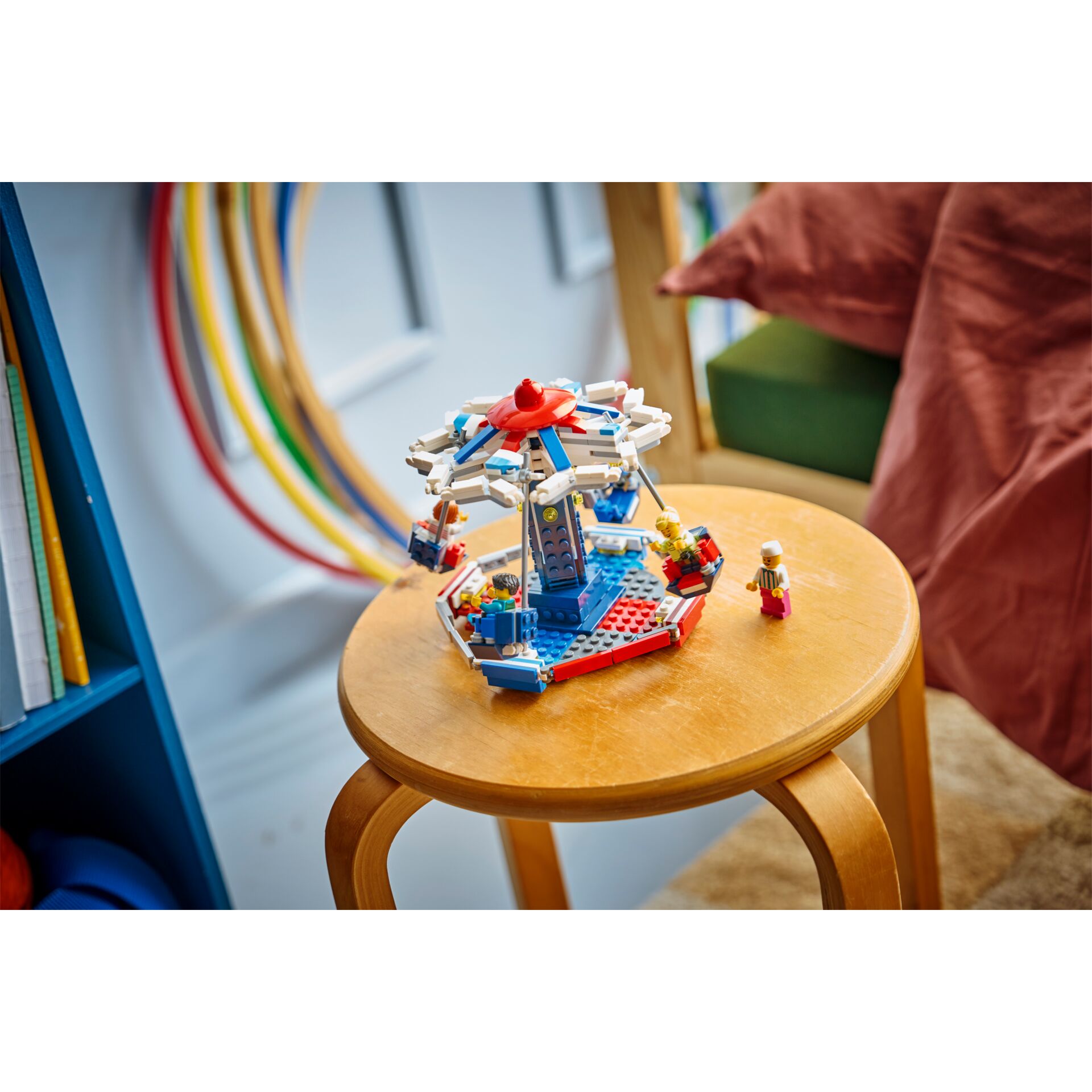 Spielzeug, Klassenziel-Set, Bausteine, Kettenkarussell, Lego-ähnlich