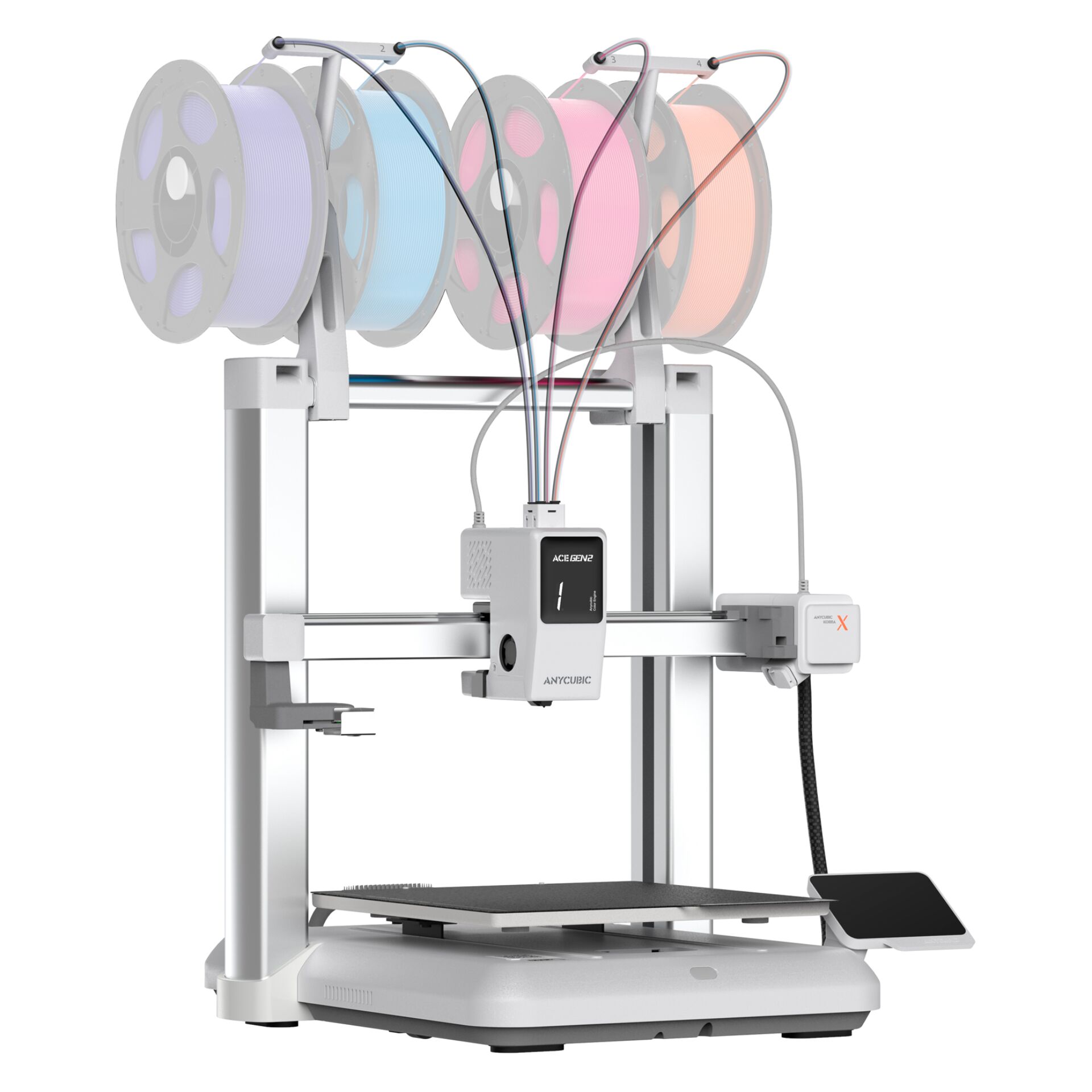 3D-Drucker, Filamenten-Spulen, Stepper, Präzisionsbau, Colored filament