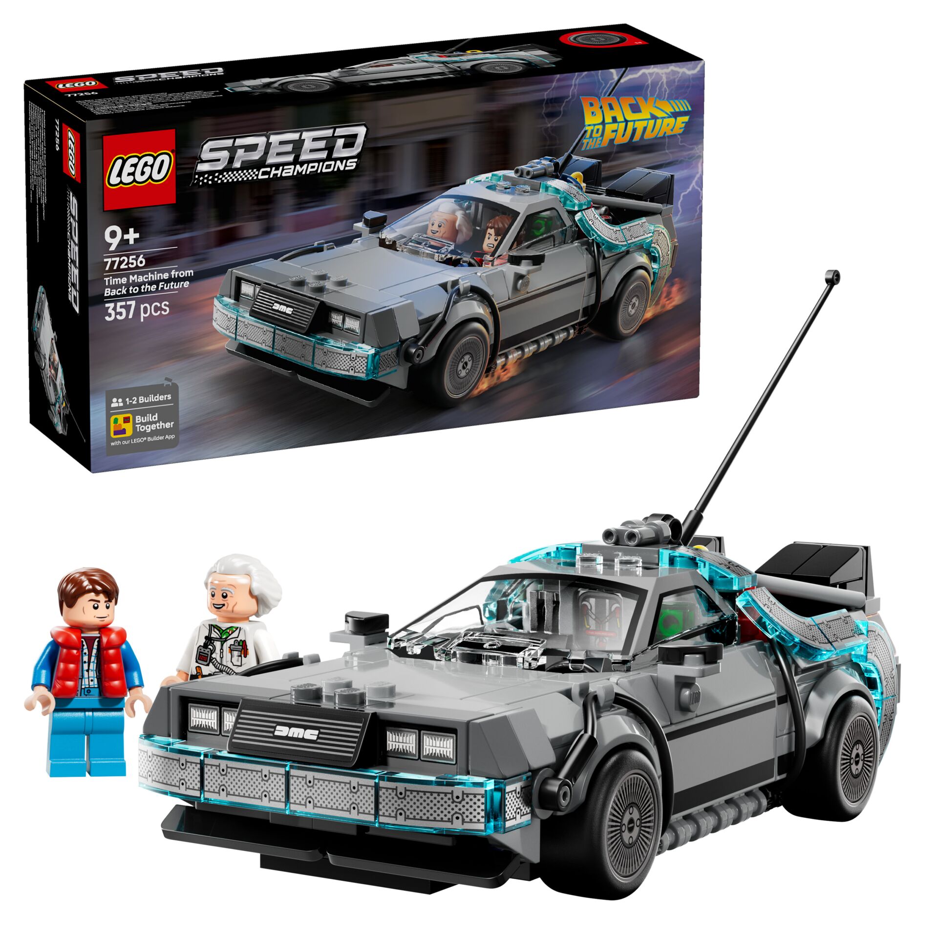 LEGO, Speed Champions, Back to the Future, DeLorean, Rennwagen