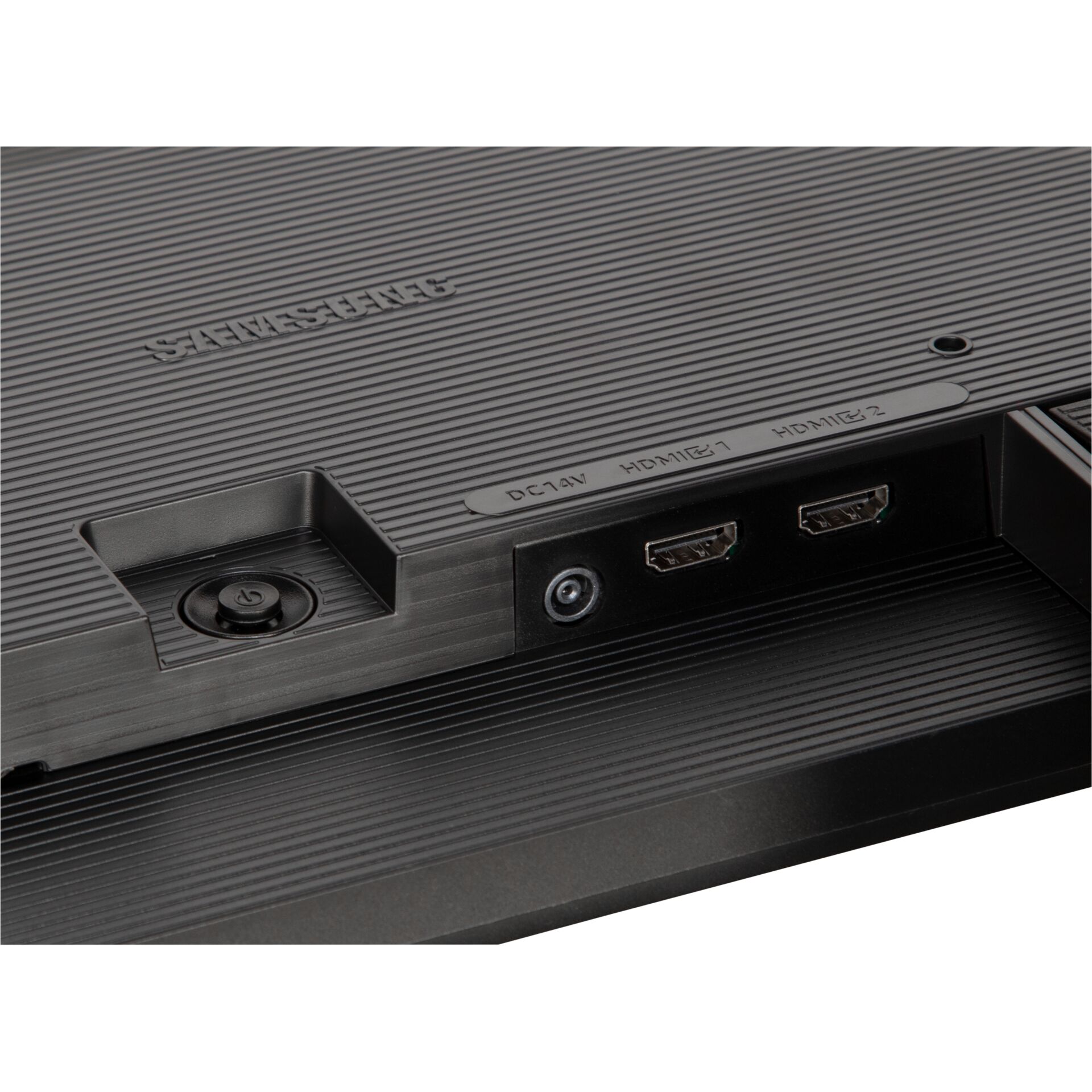 Netzschalter, HDMI-Anschlüsse, DC-Eingang, Rückseite, Klinkenanschluss