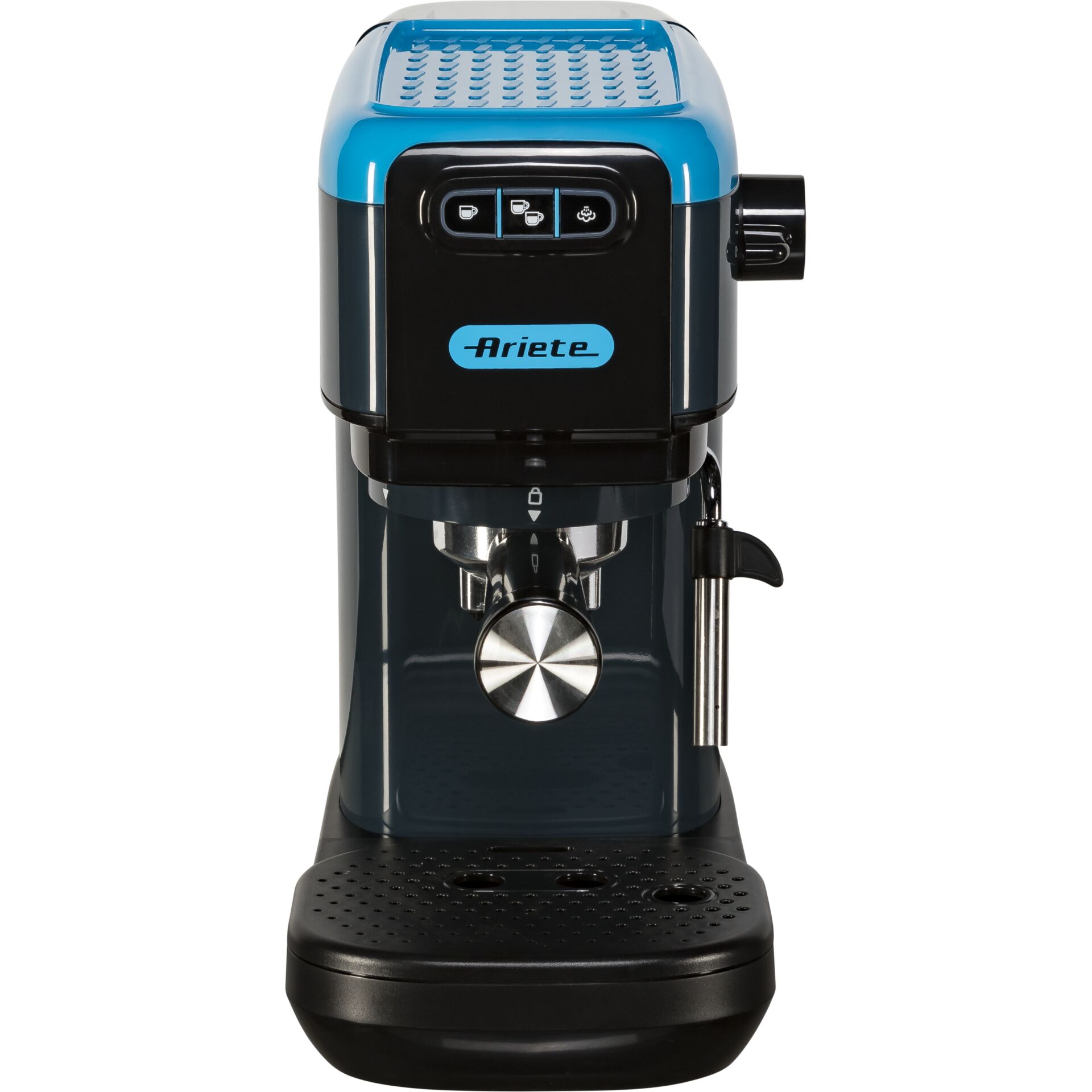 Ariete Siebträgermaschine blau Pokal
