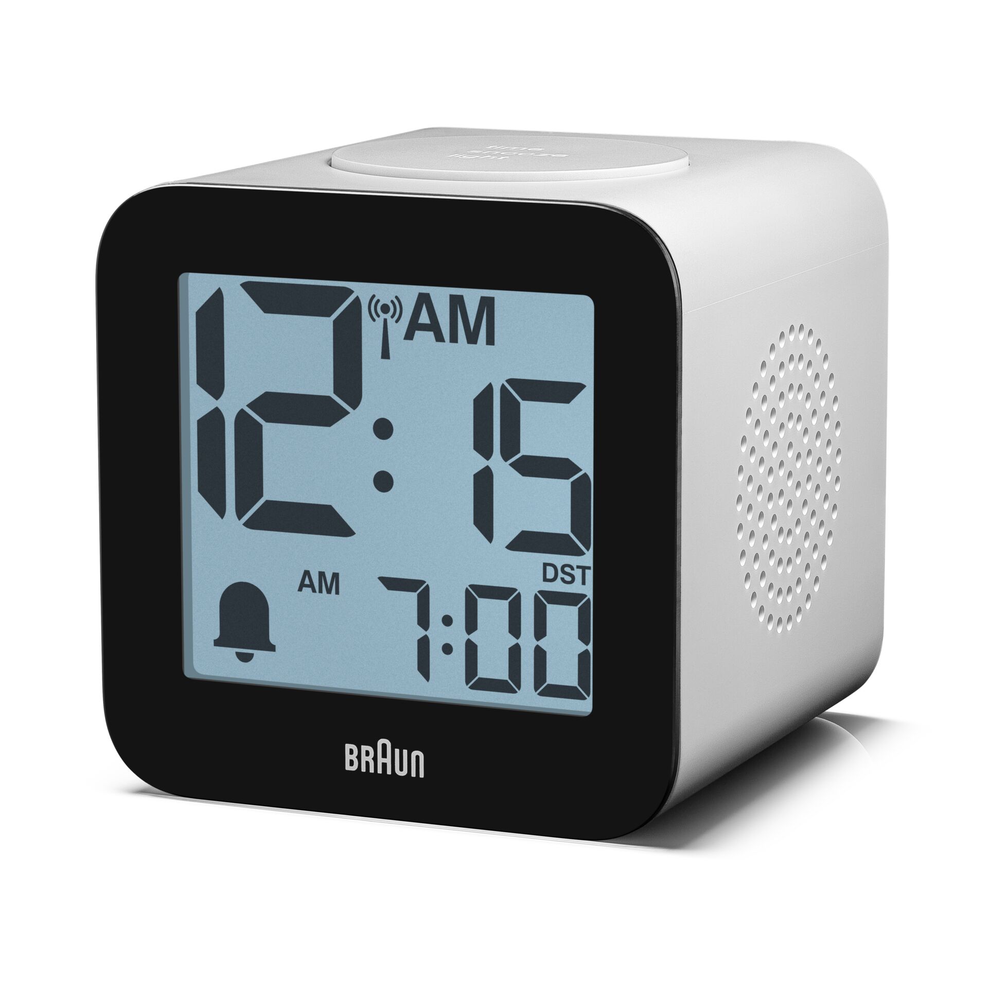 digital, Uhr, Wecker, Radio, Braun