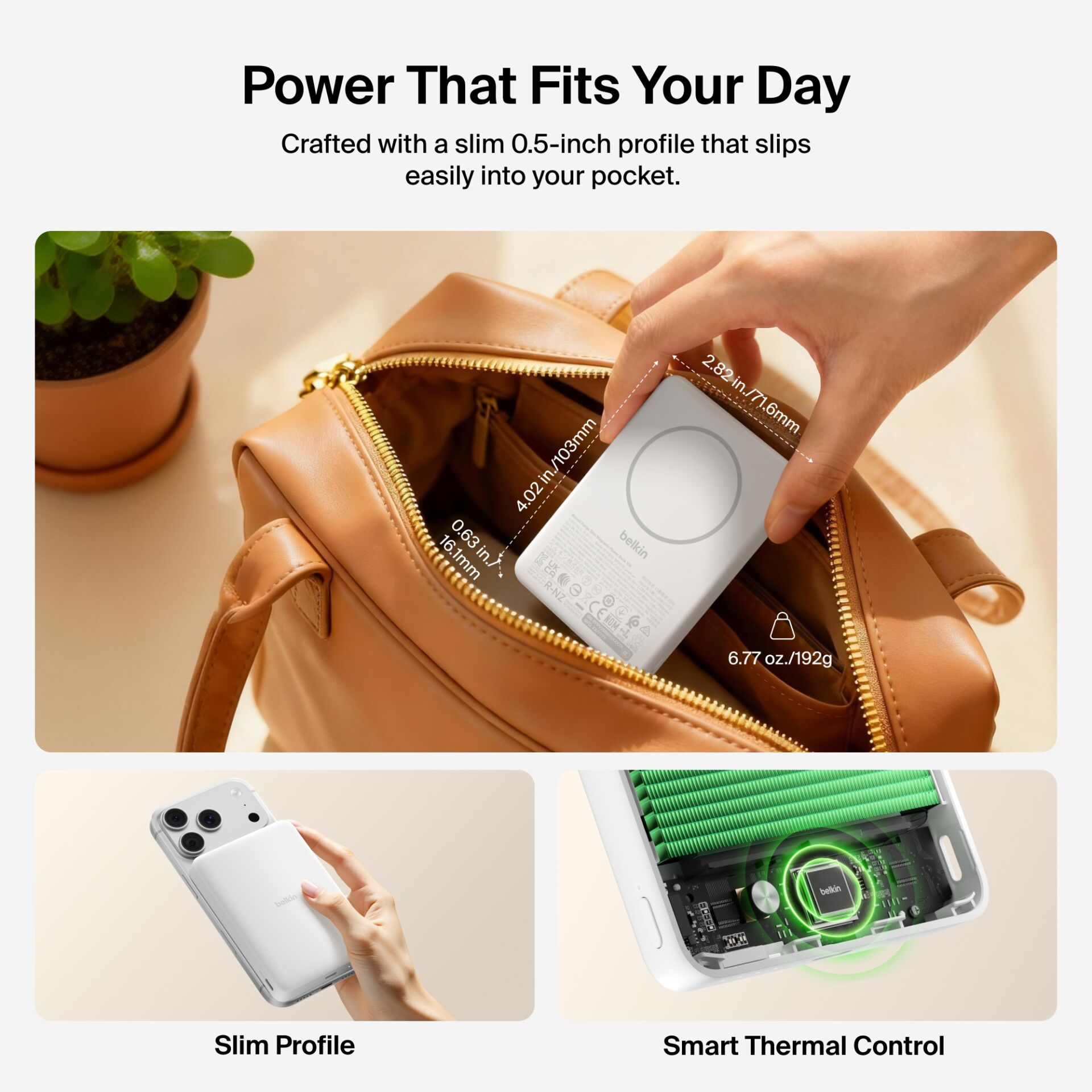 Power Bank, Kompakt, Schlank, USB-C?, Batterie 192g