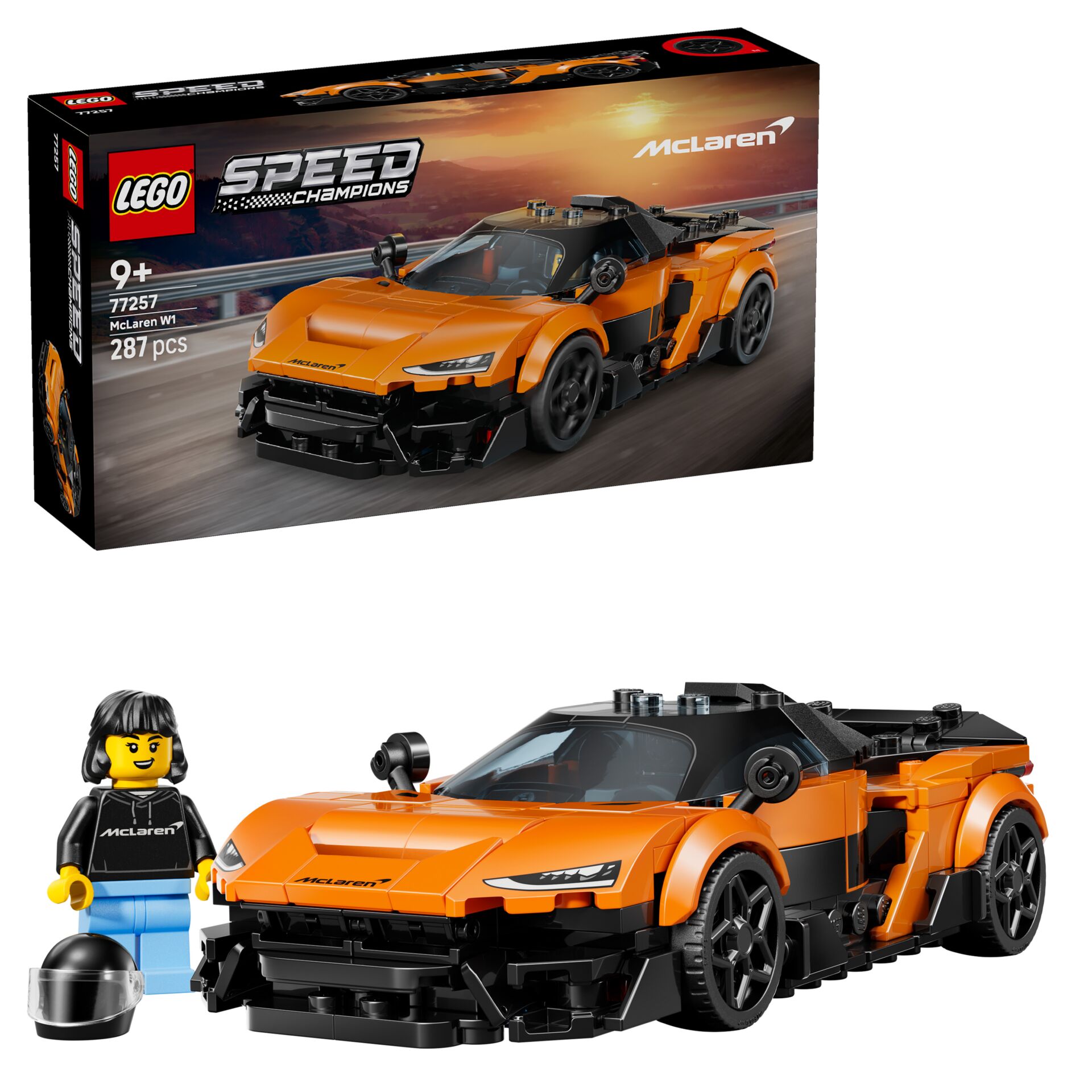 Lego, Speed Champions, McLaren, Sportwagen, Orange
