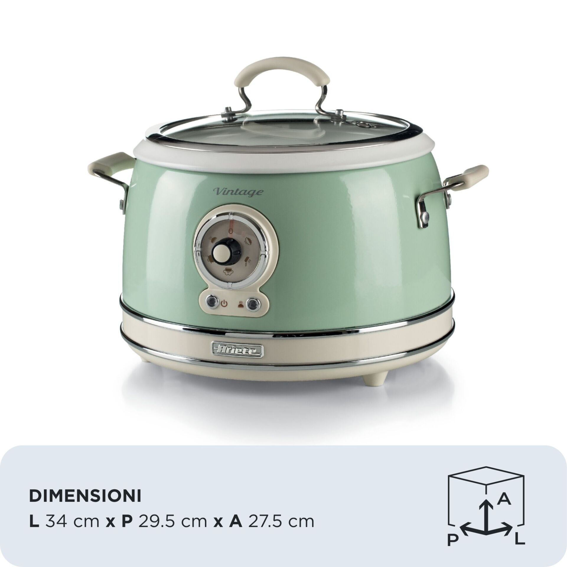 Toaster, Retro, mintgrün, Glasdeckel, Kompakte Küche