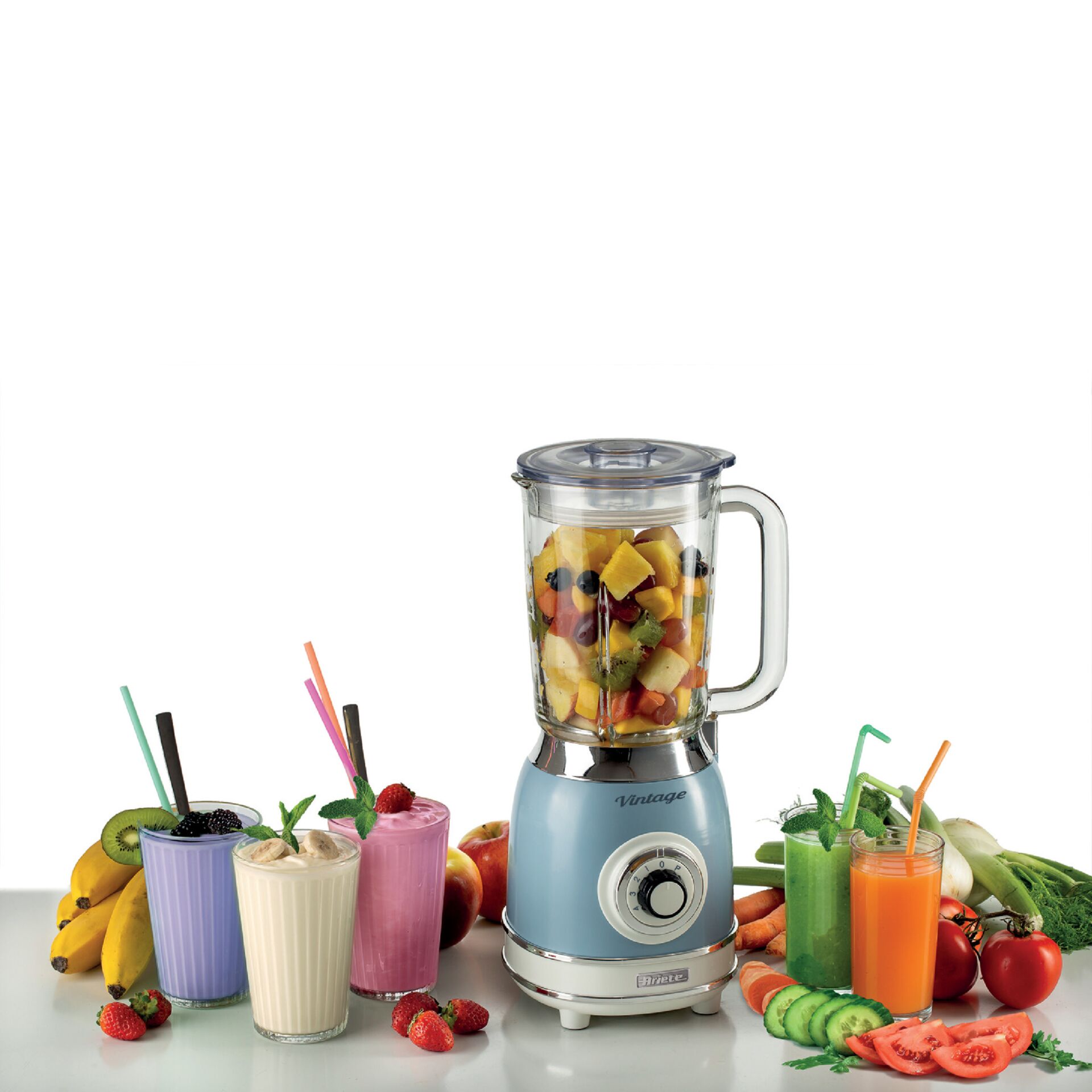 Blender, Küche, Glasbehälter, Gemüsemix, Fruchtmixer