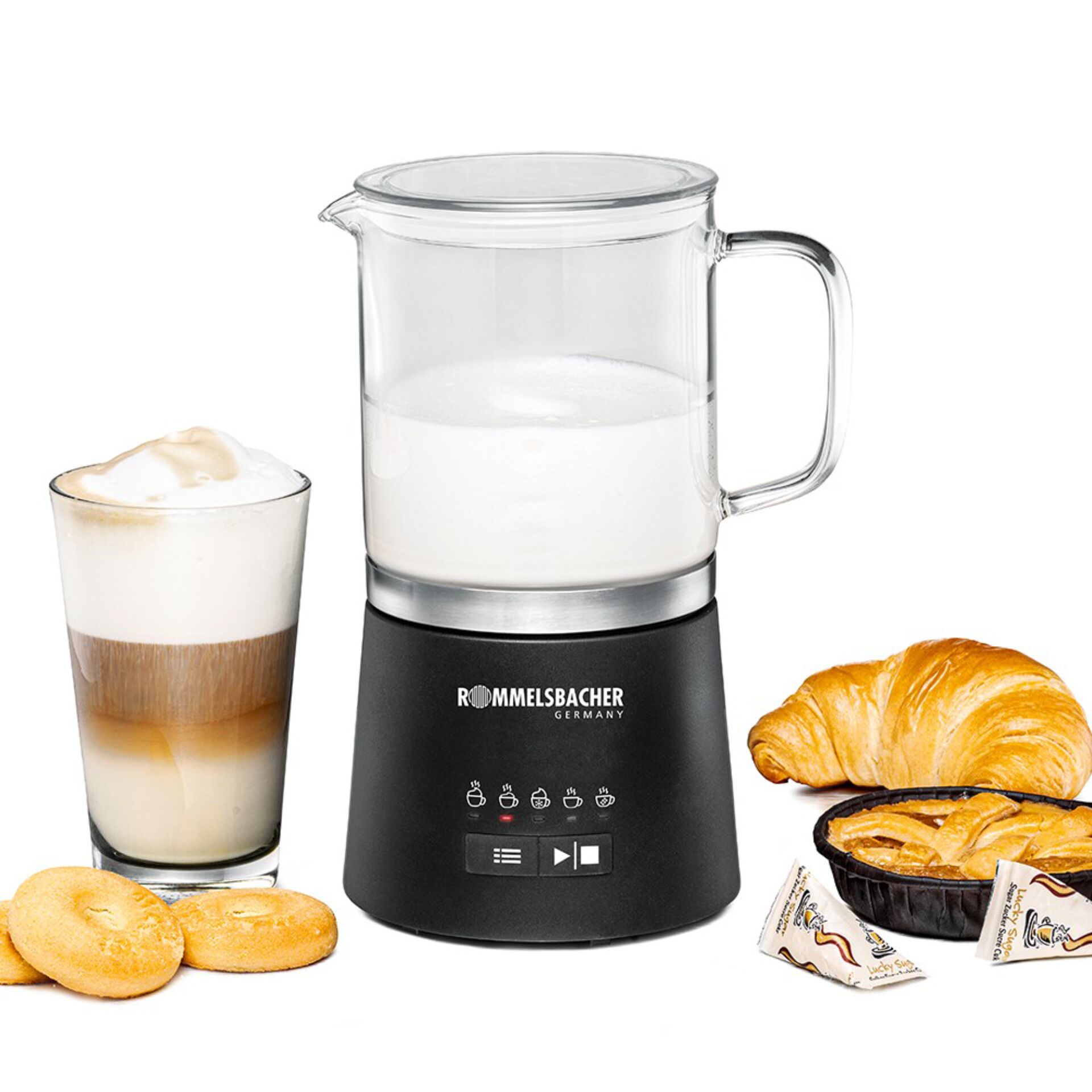 Pokal, Getränk, Milch, Brot, Essen