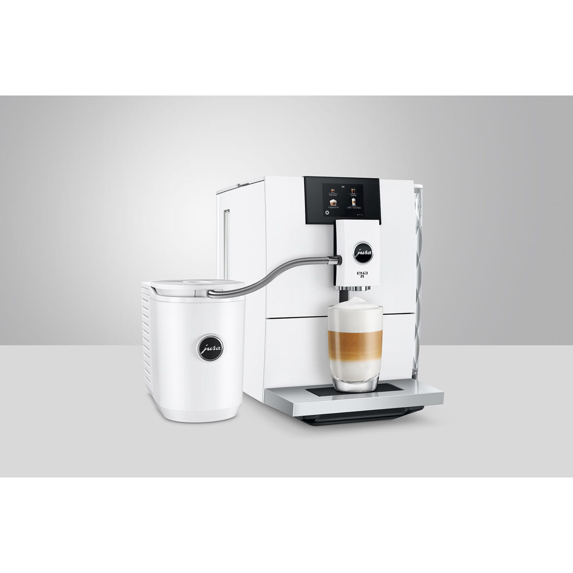 Kaffeeautomat, Espressomaschine, Milchschaum, Weiß, Kaffeegetränk