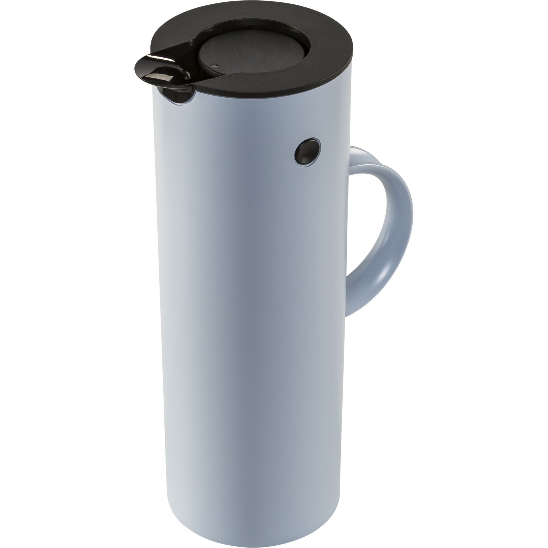 Kaffeebecher, Thermobecher, eckiger Deckel, Auslaufsicher, hellblau