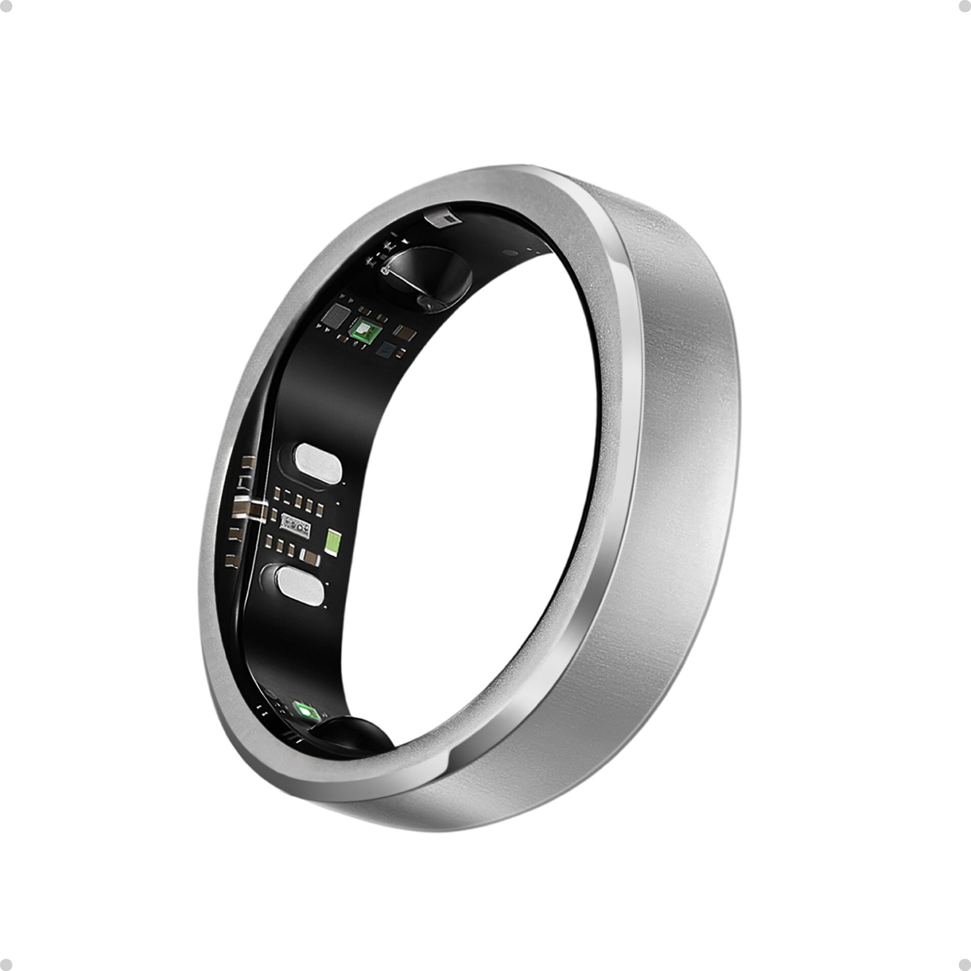 RingConn Gen3 Smart Ring  Größe 8 Brushed Silver
