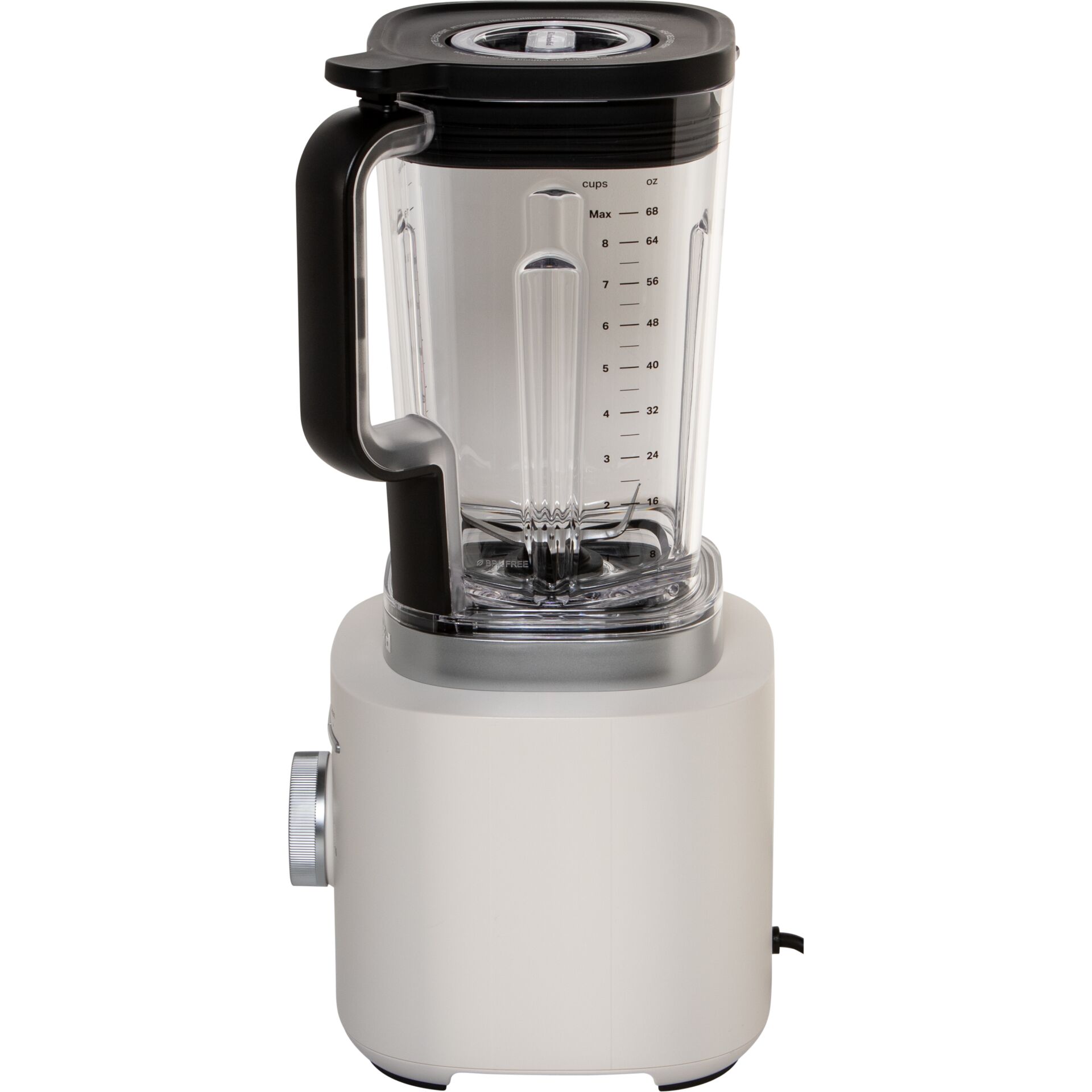 Mixer, Blender, Glasbehälter, Weiße Basis, Messskala
