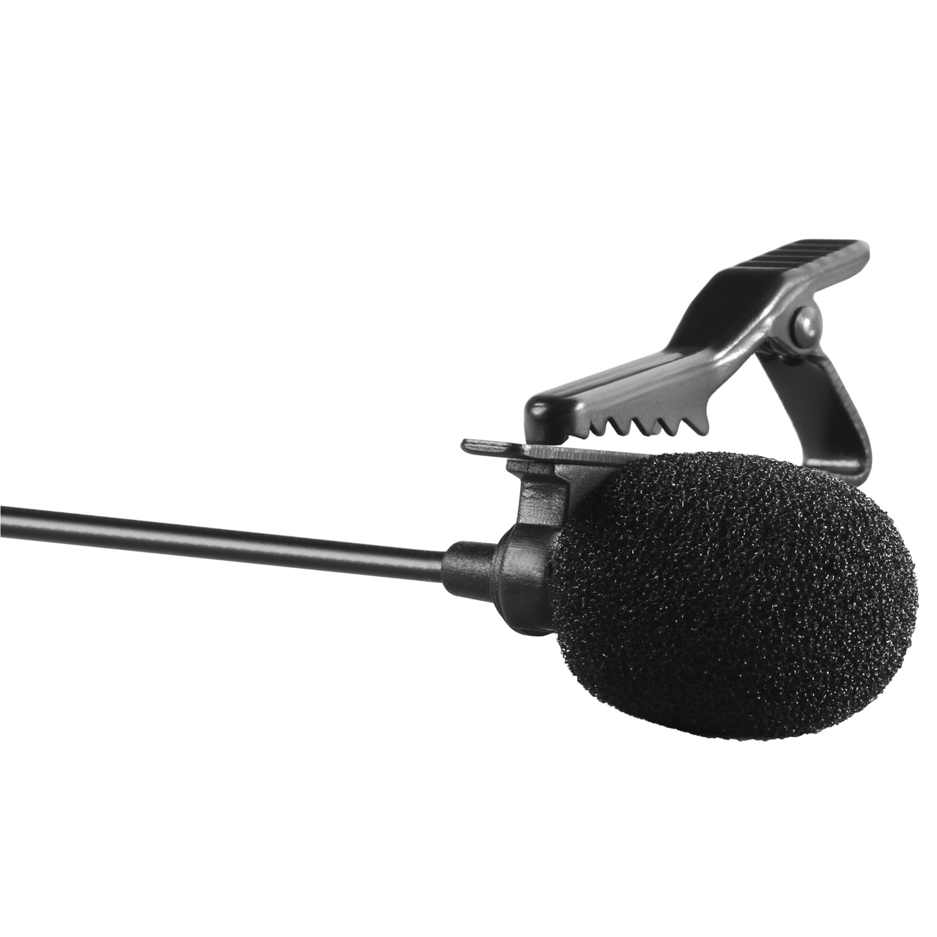 Headsetmikrofon, Schaumstoff-Windschutz, Klip-Mikrofon, Schwarz, Mikrofonzubehör
